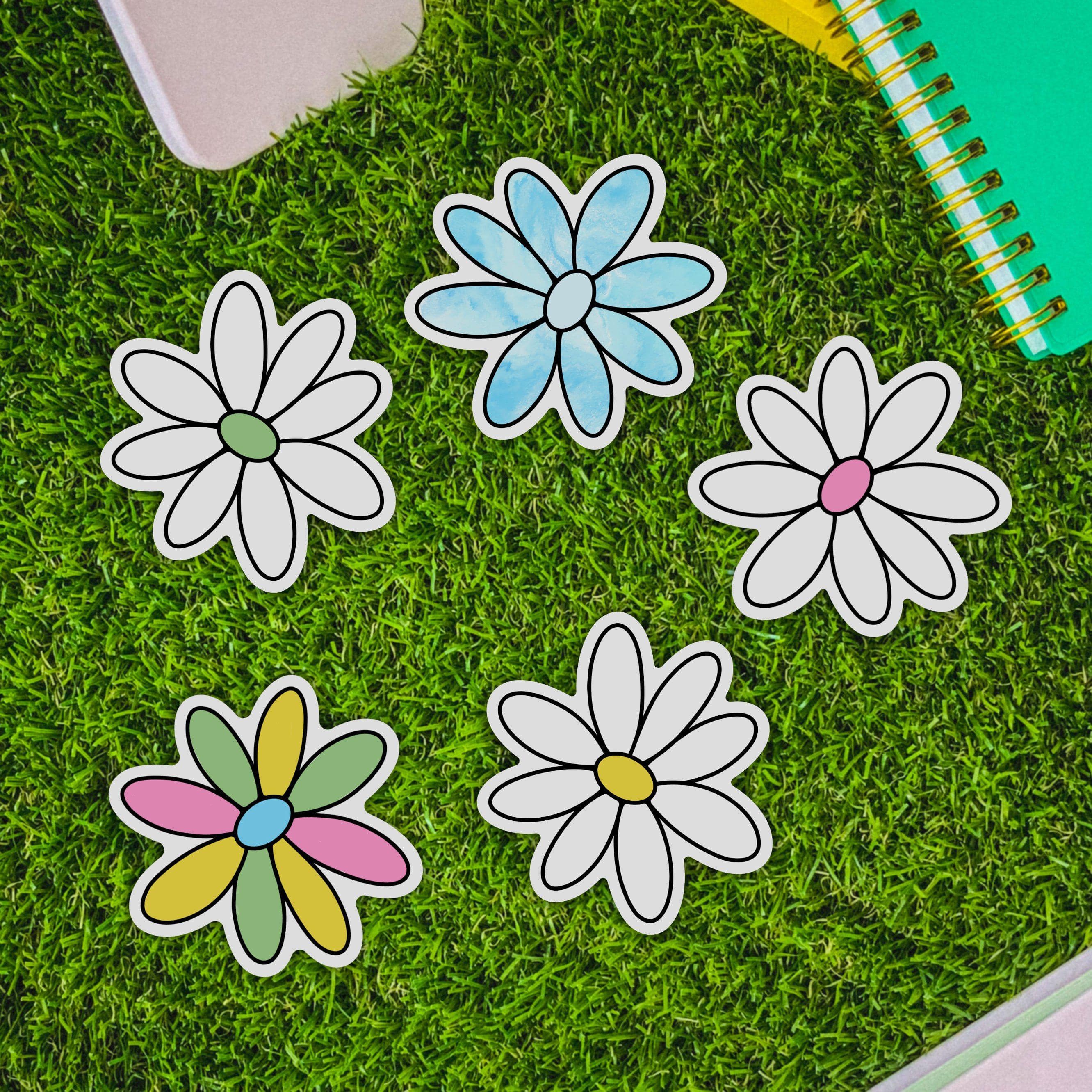  Daisy Aesthetic Sticker 5 Pack、mySite、elrpsem3k