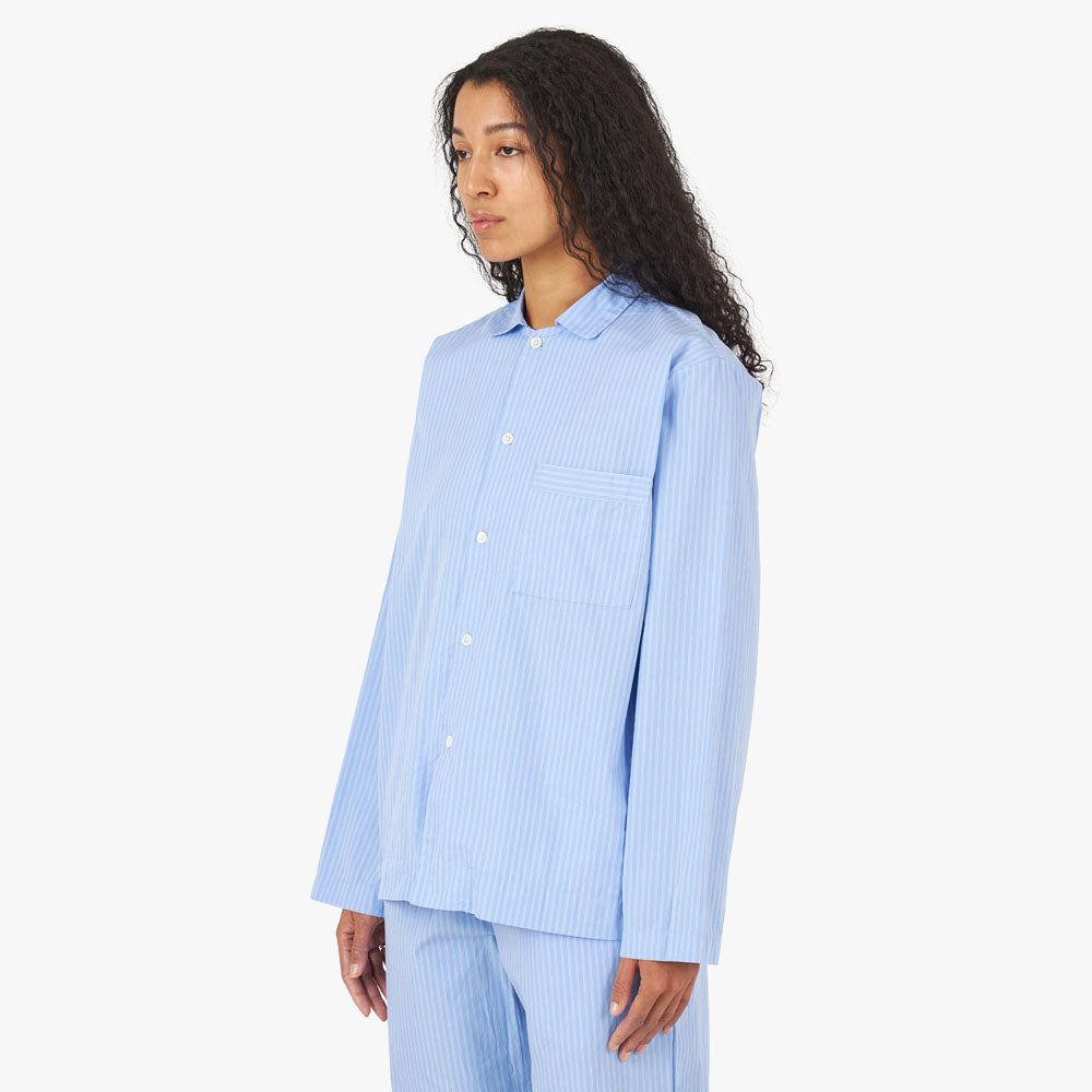  Tekla Poplin Long Sleeve Shirt / Pin Stripes、mySite、merchandisen