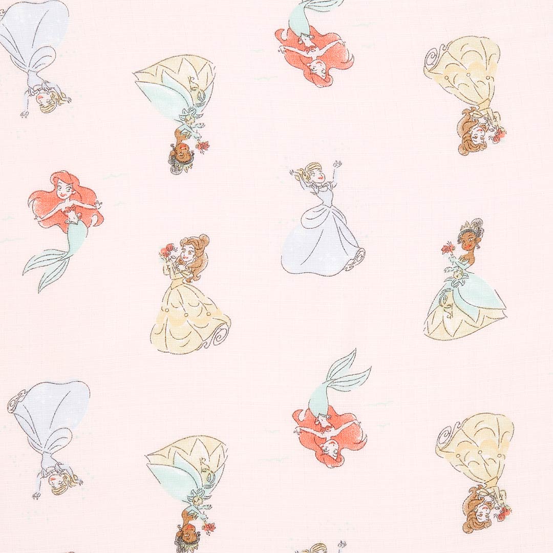  aden + anais Essentials Cotton Muslin Swaddle Blankets - Disney Princess - 2 Pack、mySite、merchandisen
