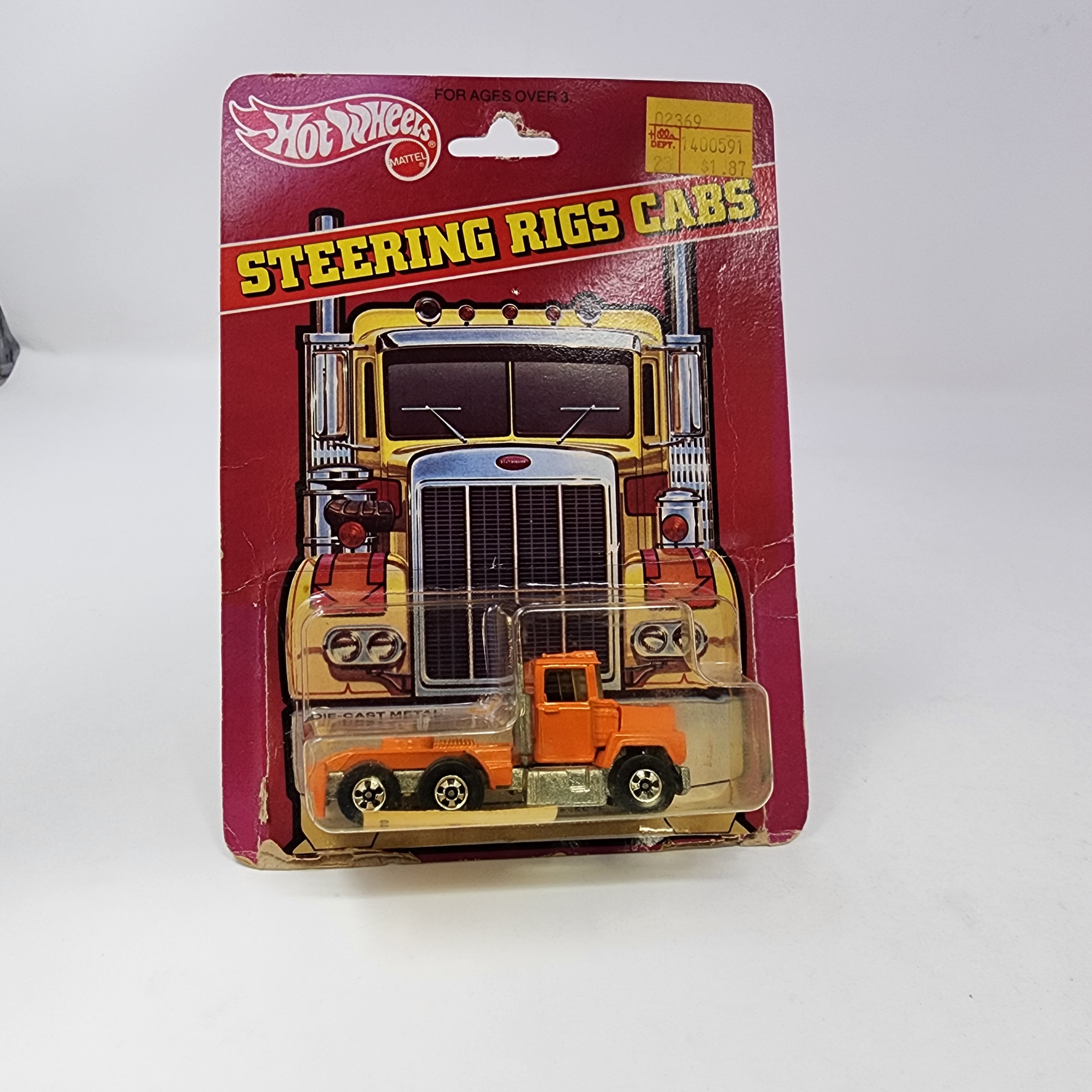 Peterbilt No 5672 * Orange * 1982 Hot Wheels Hong Kong Steering Rigs、mySite、hgirdovlk