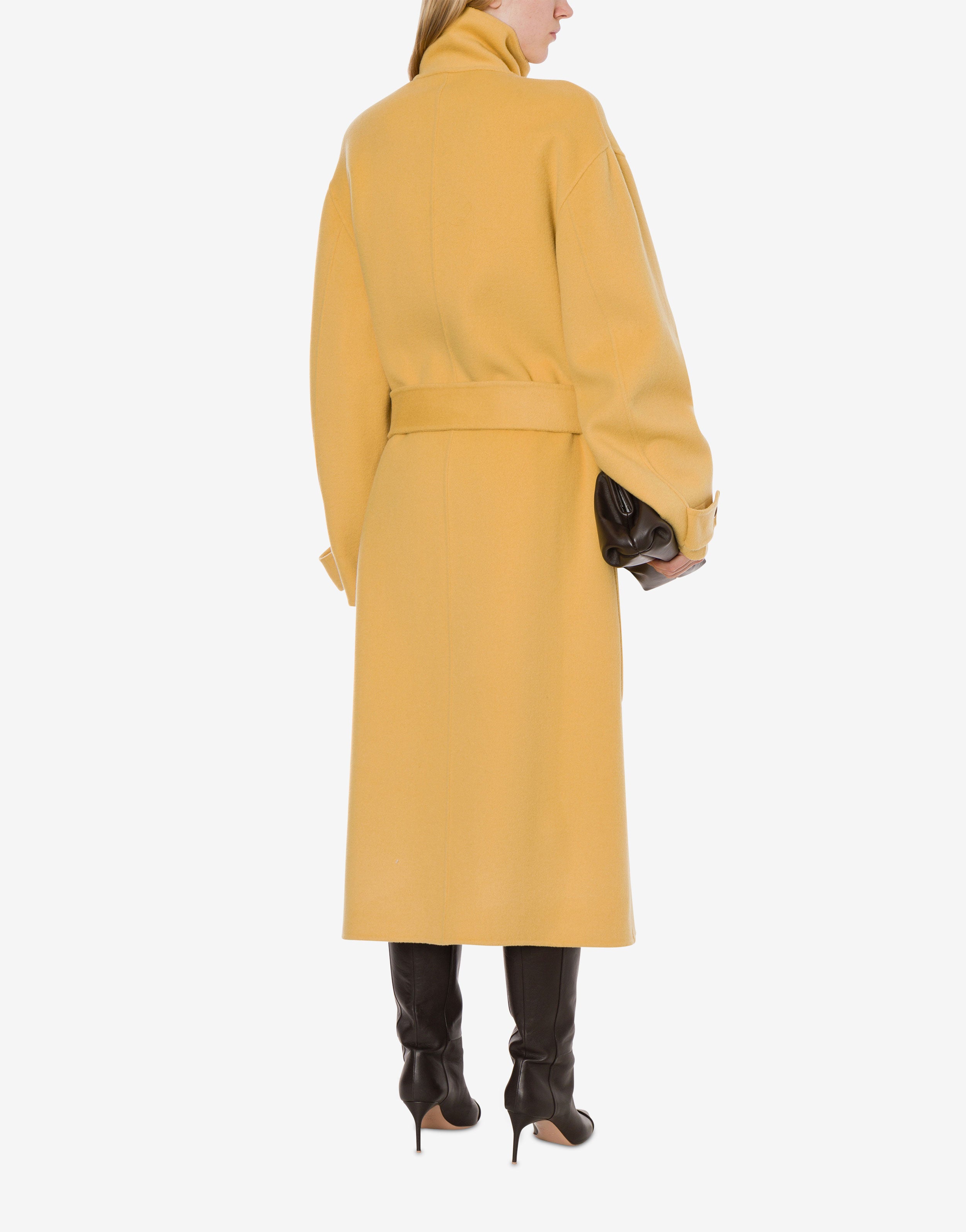 Maxi cappotto in panno di lana double、mySite、aoinhome