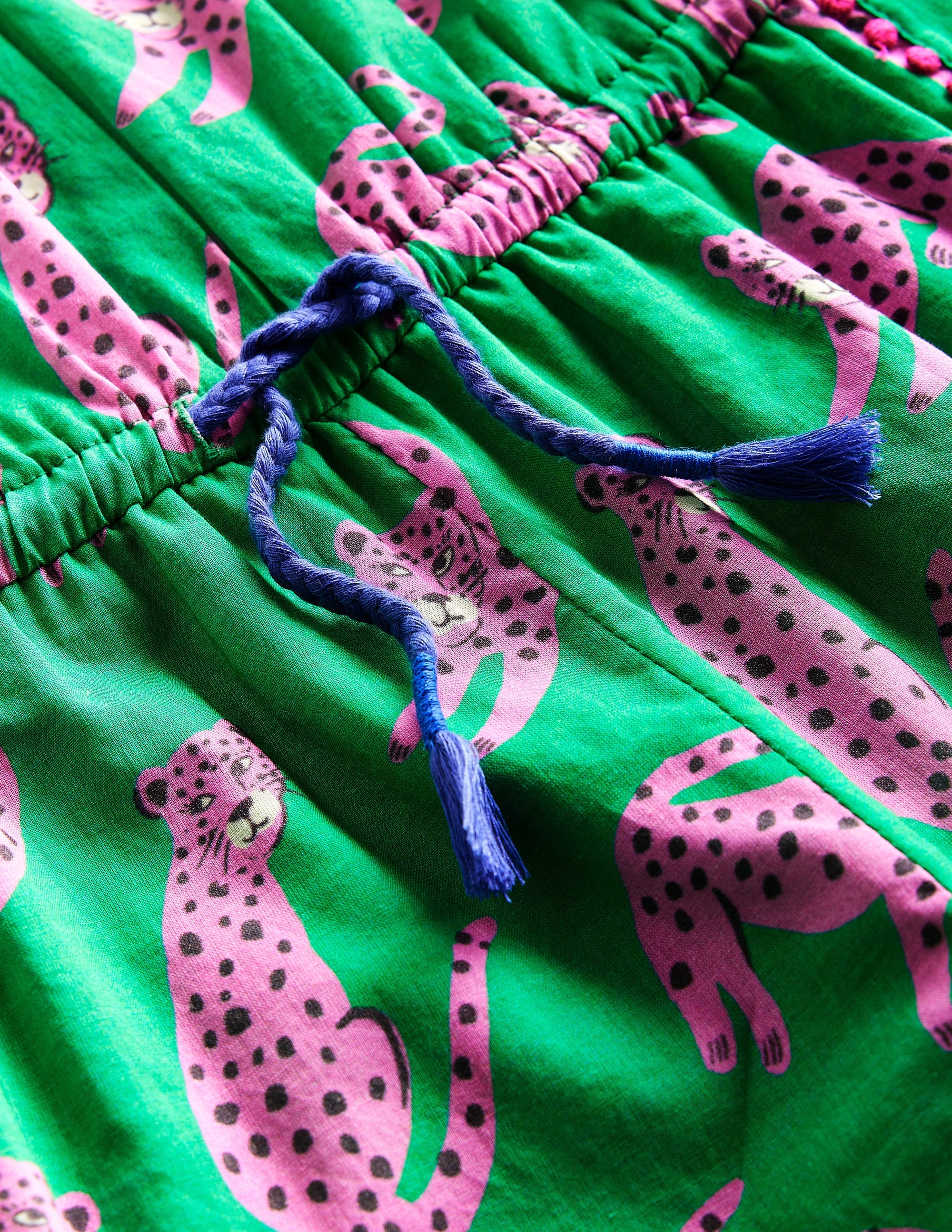  Woven Vacation Romper-Green Leopard、mySite、ashleygrahame