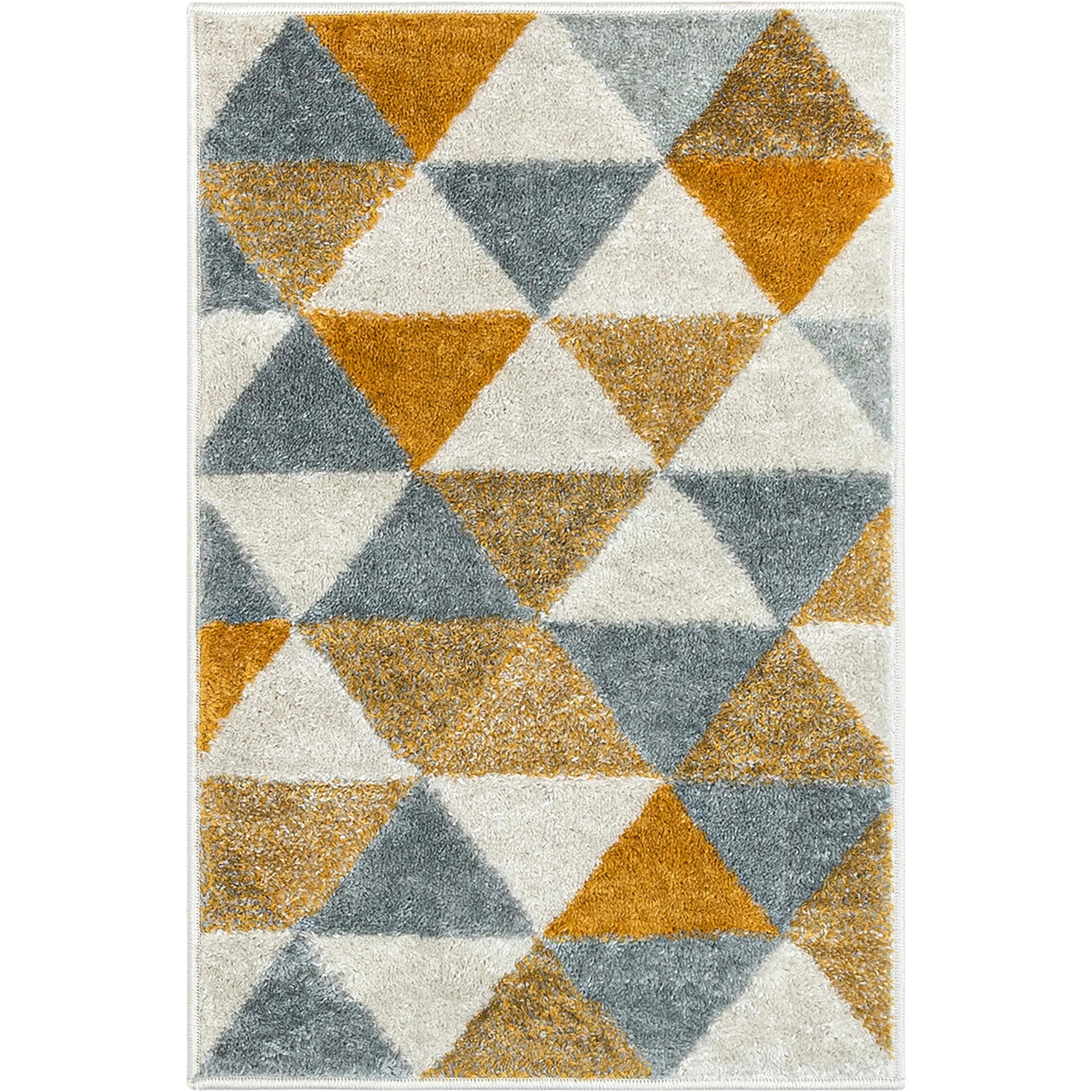 Alvin Gold Modern Geometric Rug、mySite、gigharbornorthrealestate
