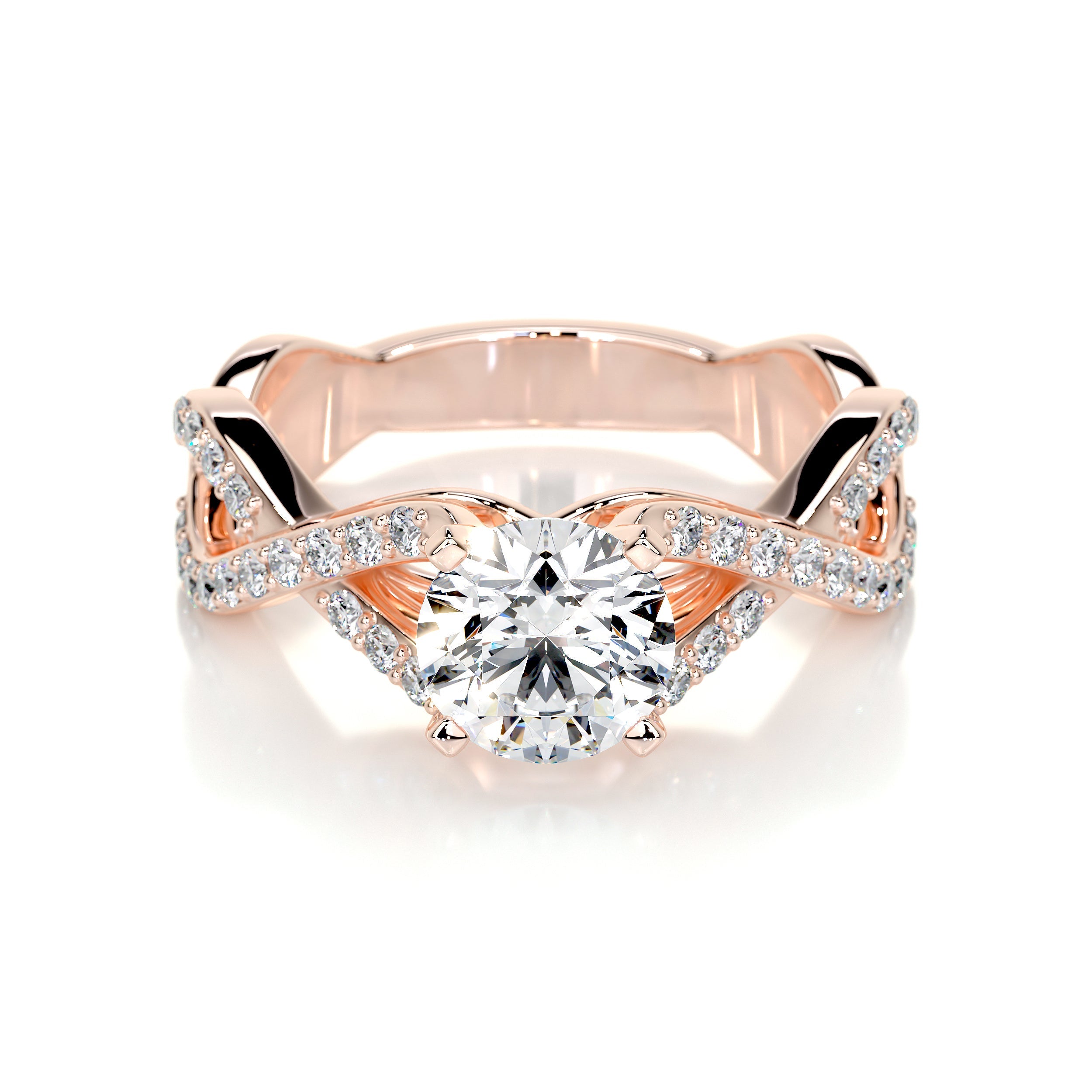 Emery Lab Grown Diamond Ring -14K Rose Gold、mySite、hinf8tx79