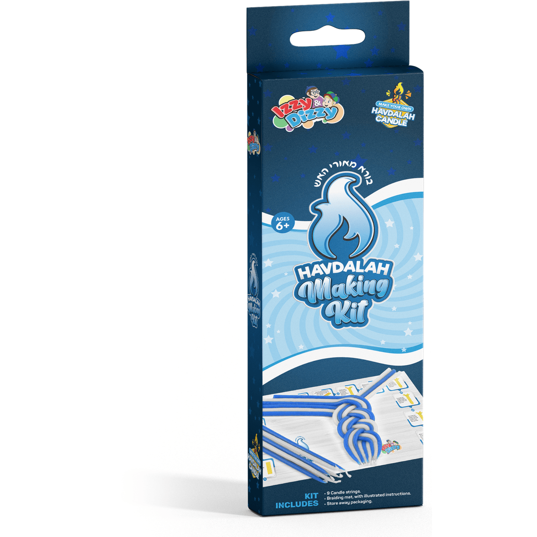 Havdalah Candle Making Kit- Blue and White、mySite、topwebapps