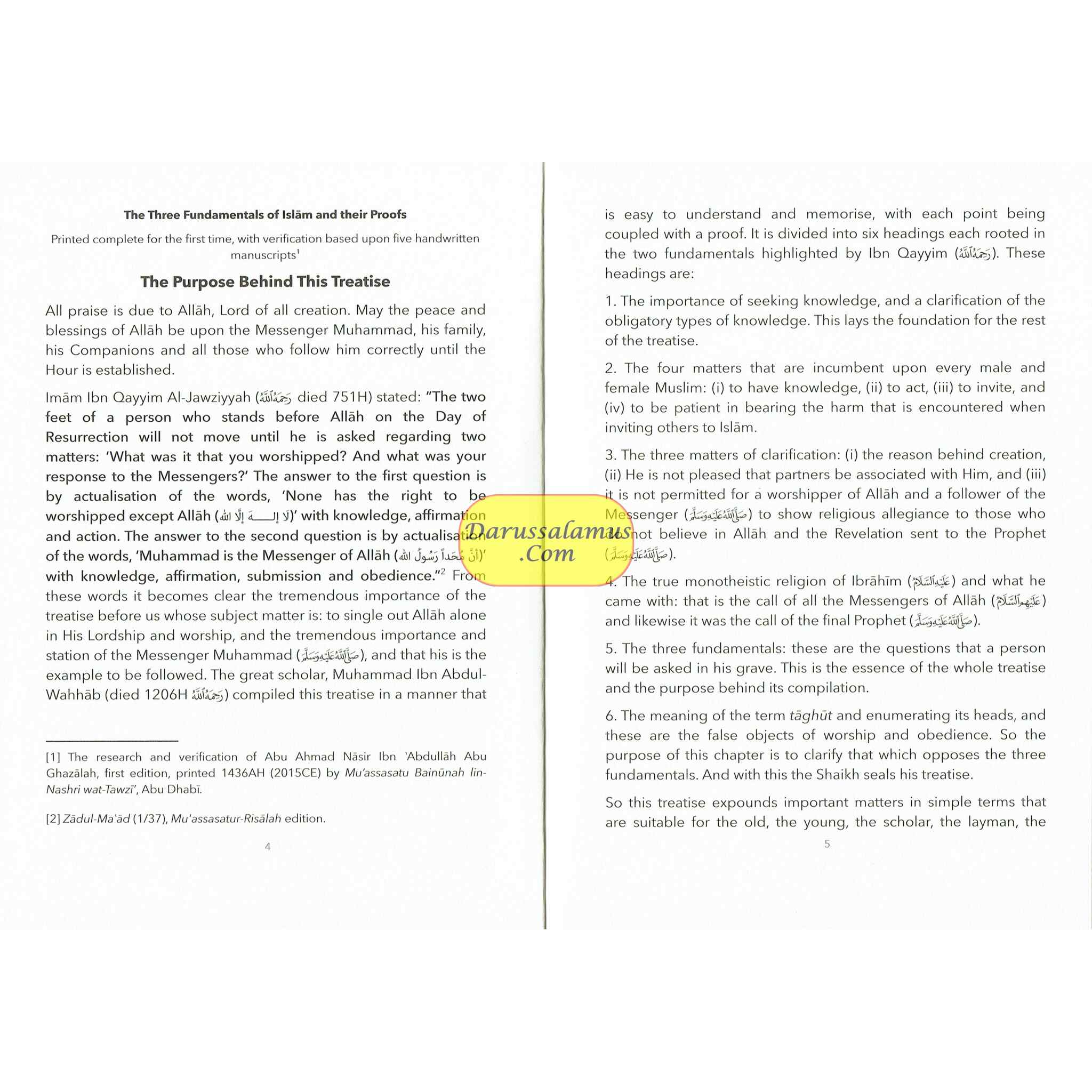 The Three Fundamental Principles Of Islam And Their Proofs Study Book By Muhammad Ibn Abdul-Wahhab、mySite、topwebapps