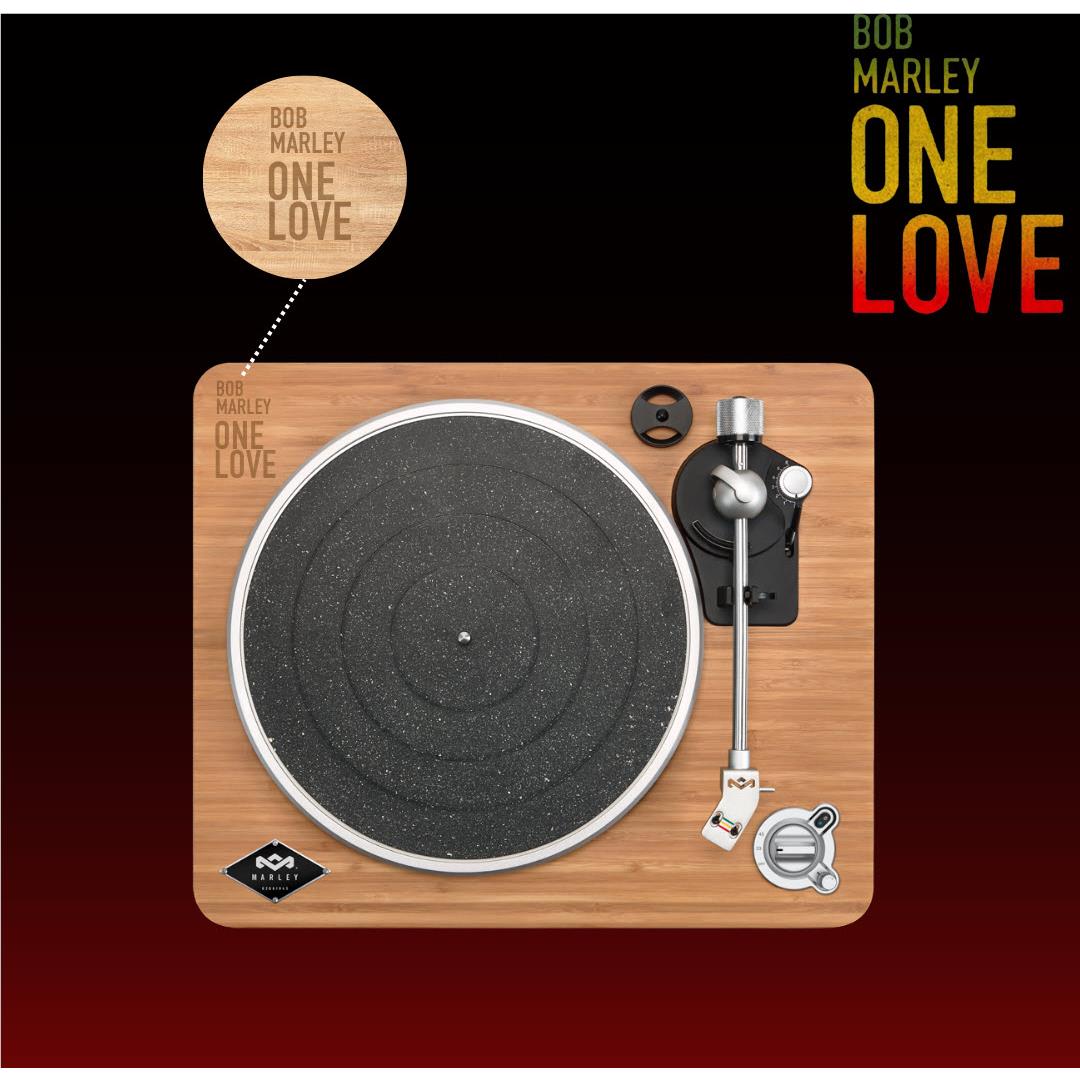 Marley One Love Stir It Up Wireless Turntable (Limited Edition)、mySite、camillekostekn