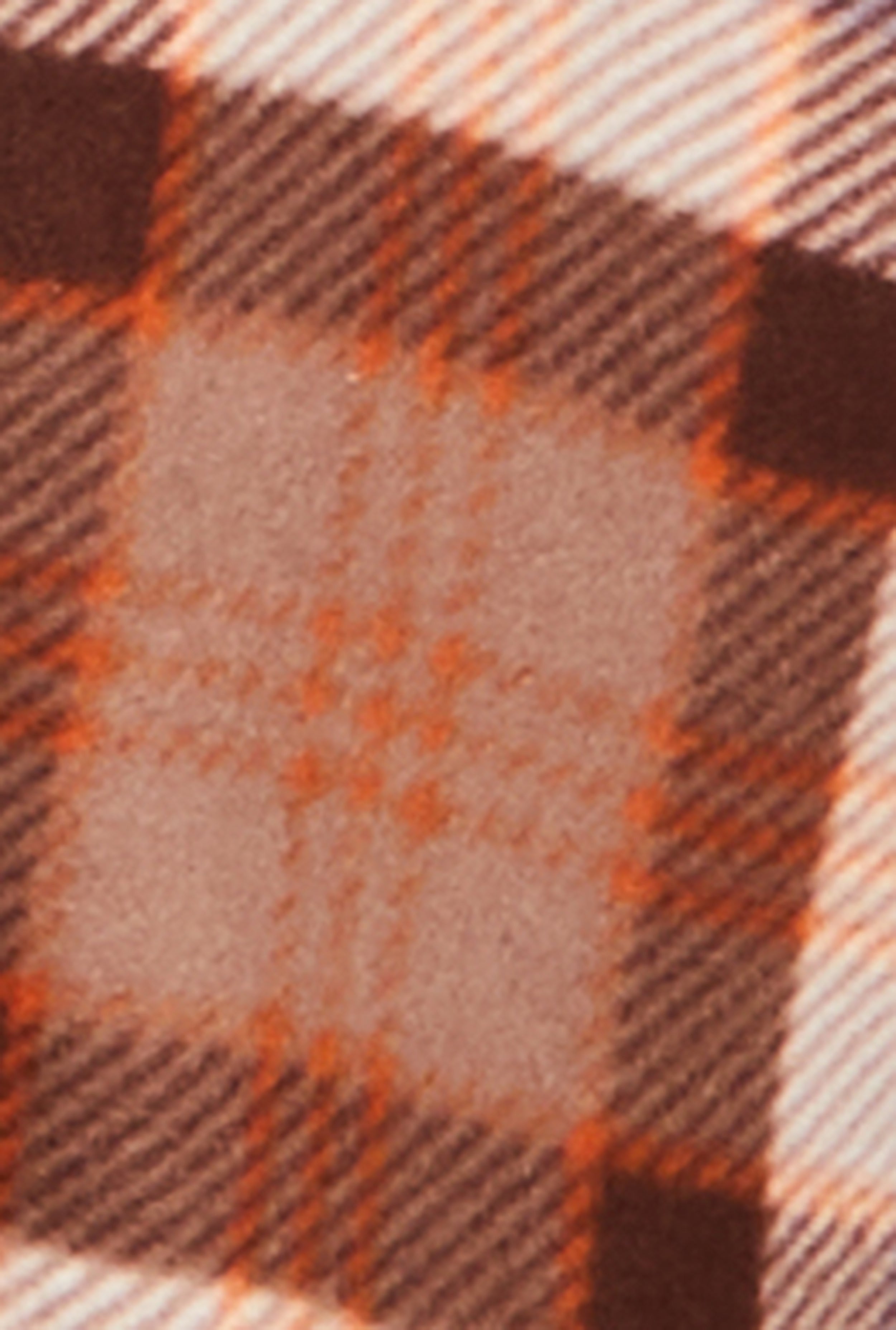 Plus Size Plaid Sherpa Lined Long Shacket、mySite、camillekostekn