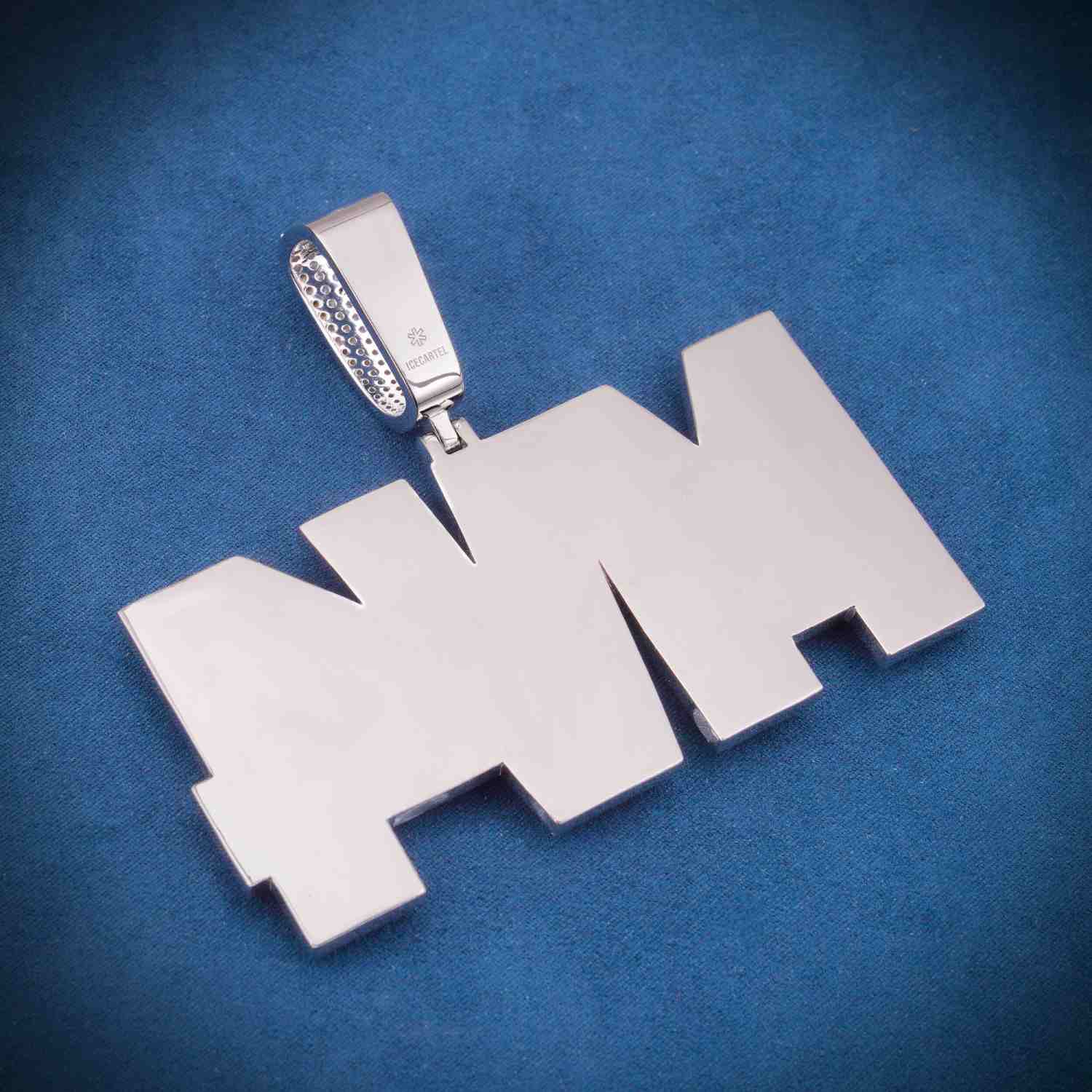 MV4 Custom Moissanite Pendant 14k Gold、mySite、hinf8tx79