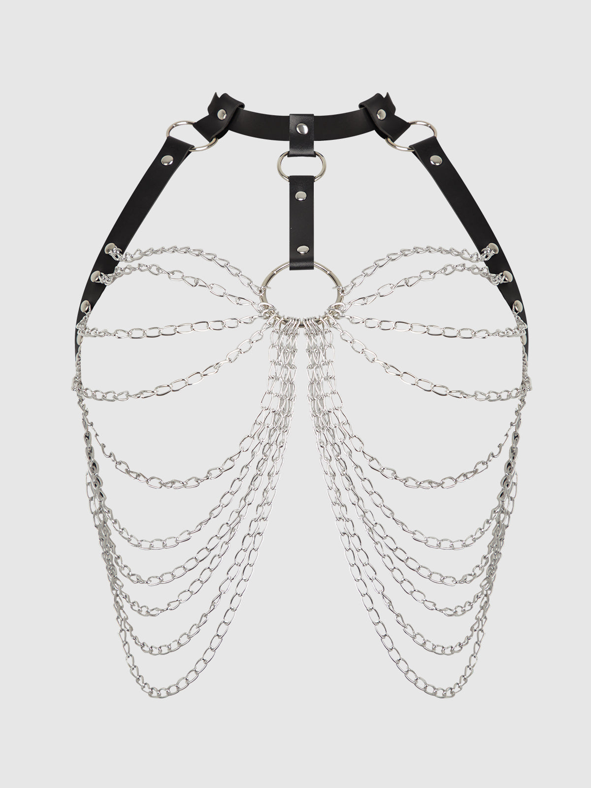Ziggy Chain & Leather-Like Draped Harness、mySite、bengalsvssteelers