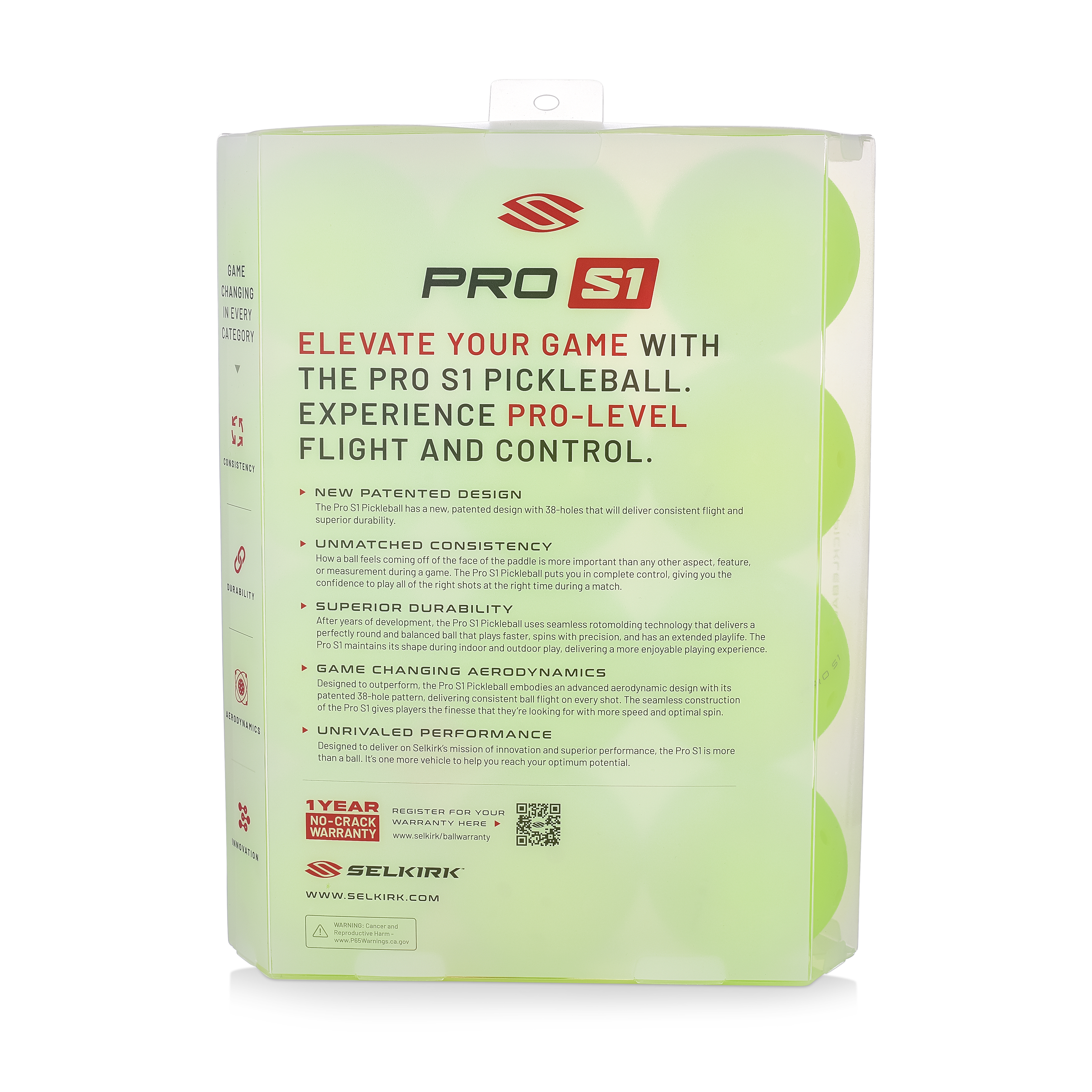 Pro S1 Pickleball - 12 Pack、mySite、noshort