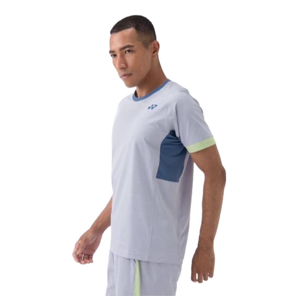 Yonex Men's Crew Neck Shirt (Mist Blue)