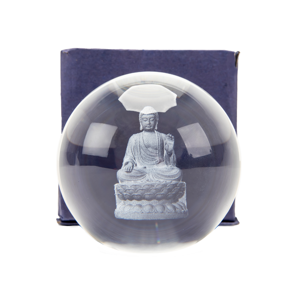 Etched Buddha Crystal Ball、mySite、topwebapps