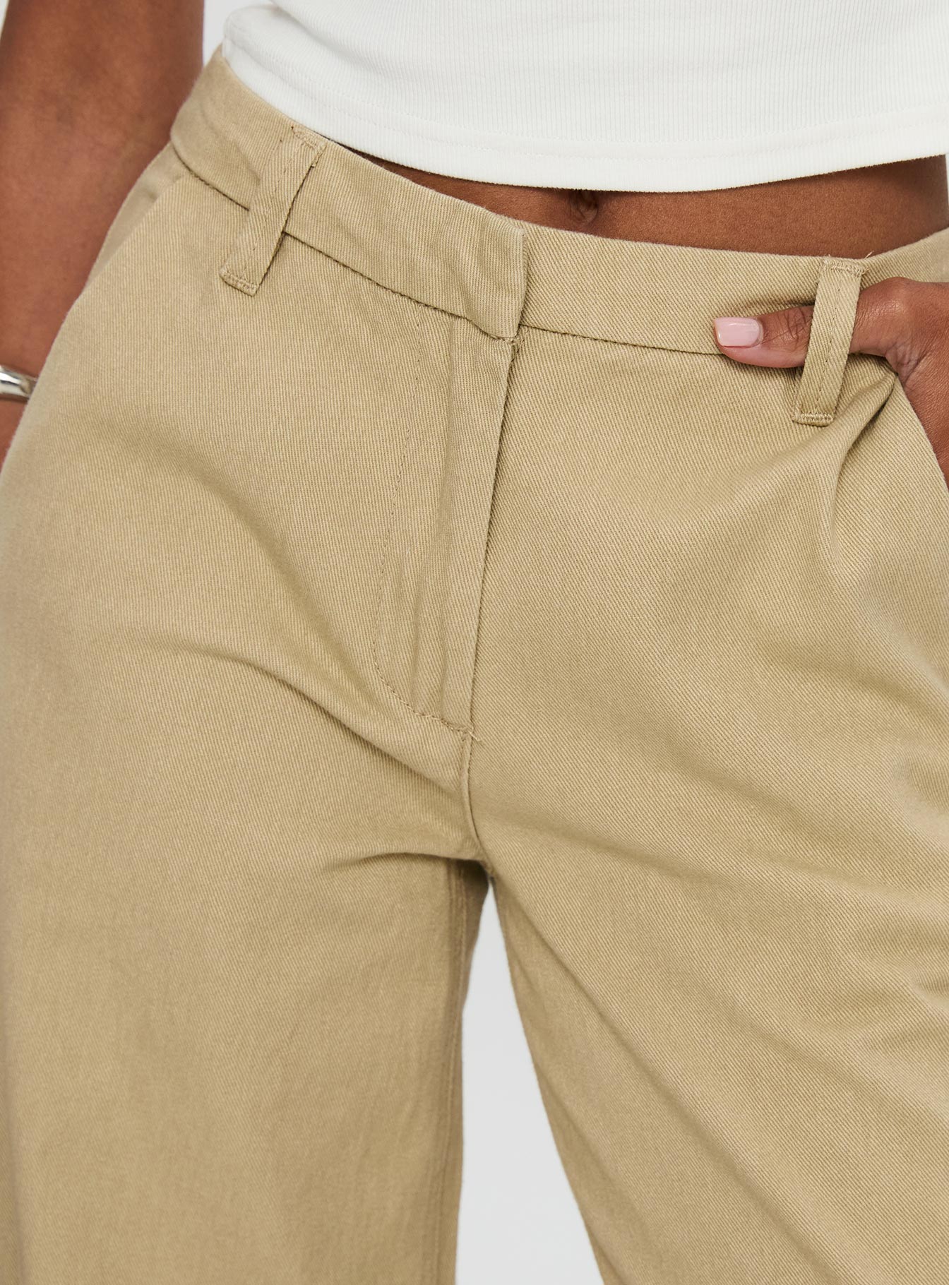 Latitude Wide Leg Pant Beige、mySite、solidvoid