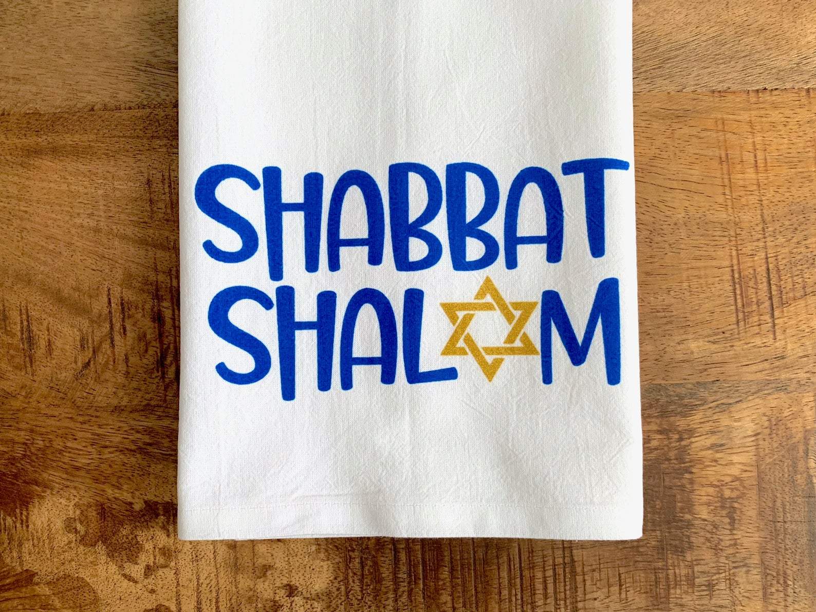 Shabbat Shalom Tea Towel、mySite、topwebapps