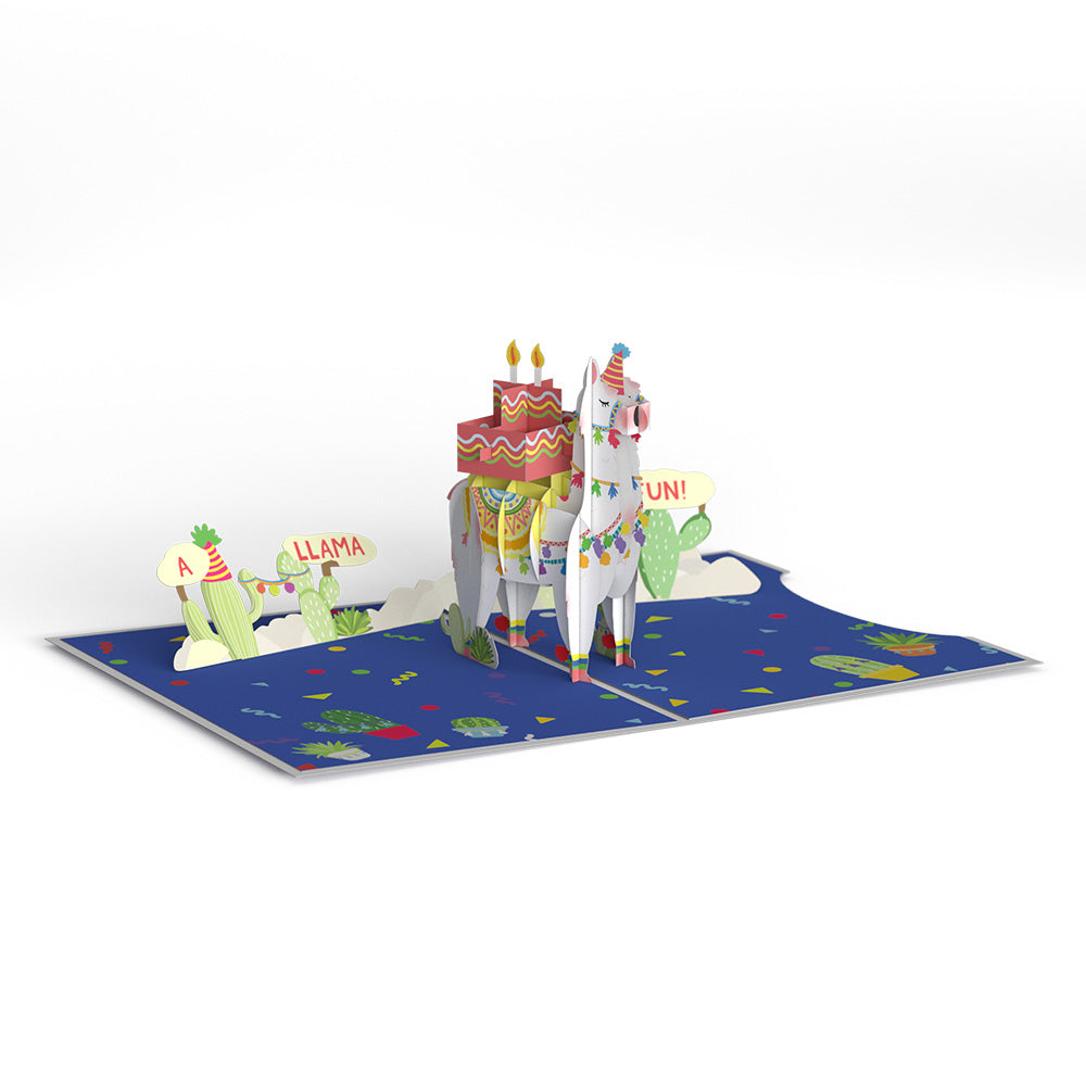 Birthday Party Animals 4-in-1 Nesting Card、mySite、solidvoid