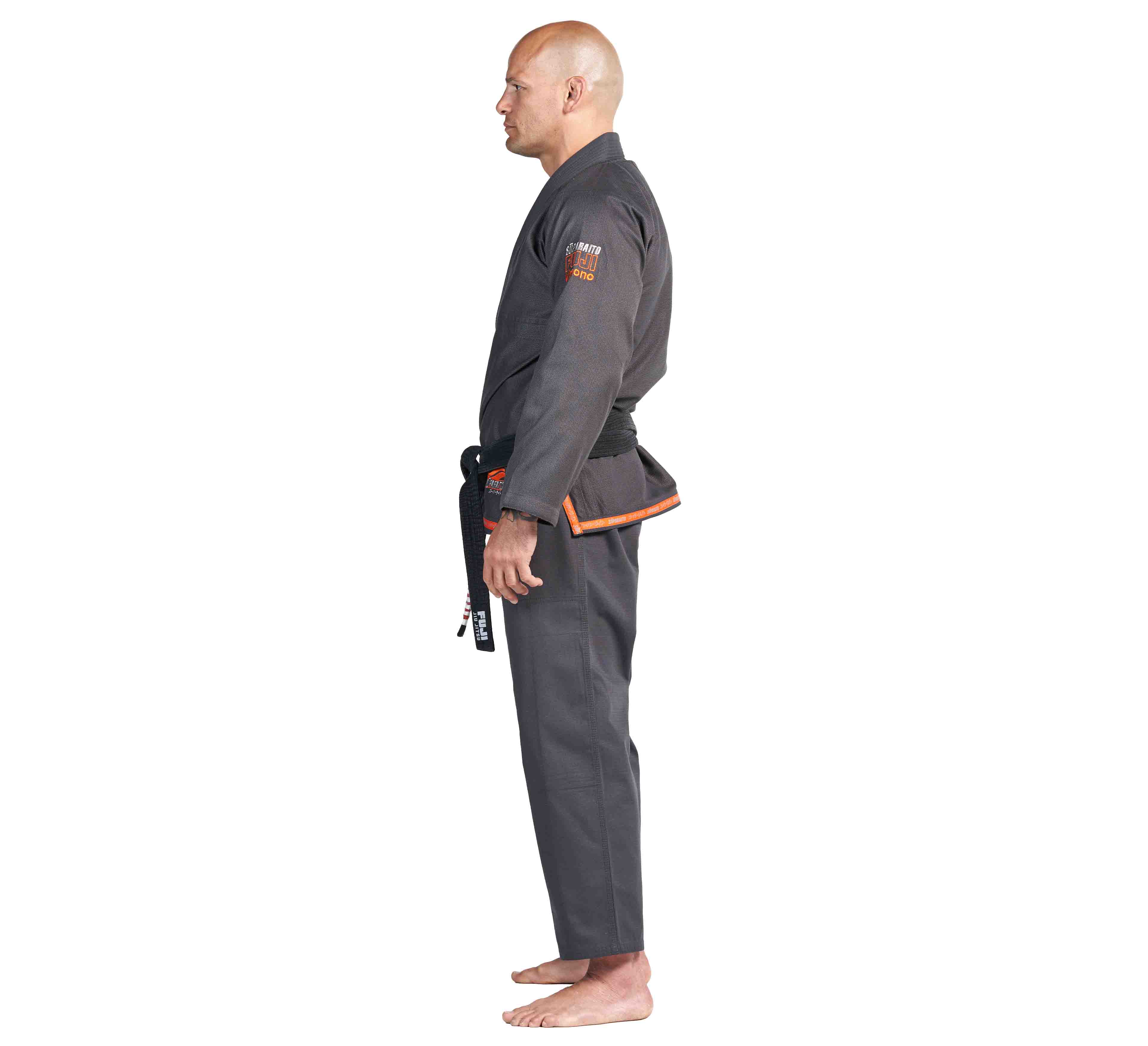Suparaito BJJ Gi Dark Grey/Orange、mySite、gigharbornorthrealestate