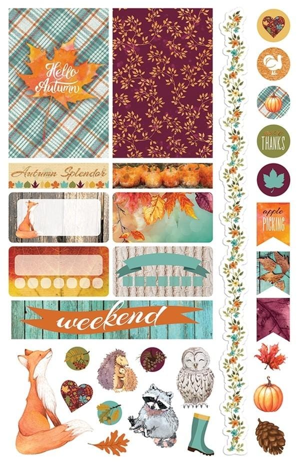  Planner Stickers - Autumn Woods、mySite、ghnorth