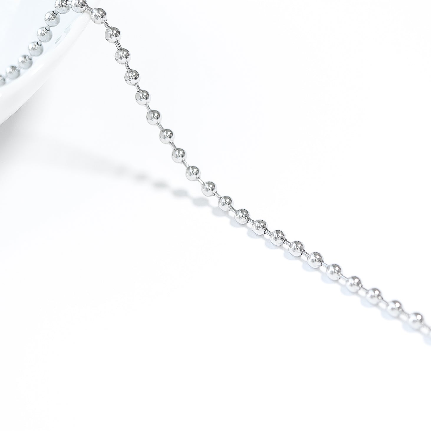 Stainless Steel Ball Bead Chain Necklace / CHJ4070、mySite、dreamappss