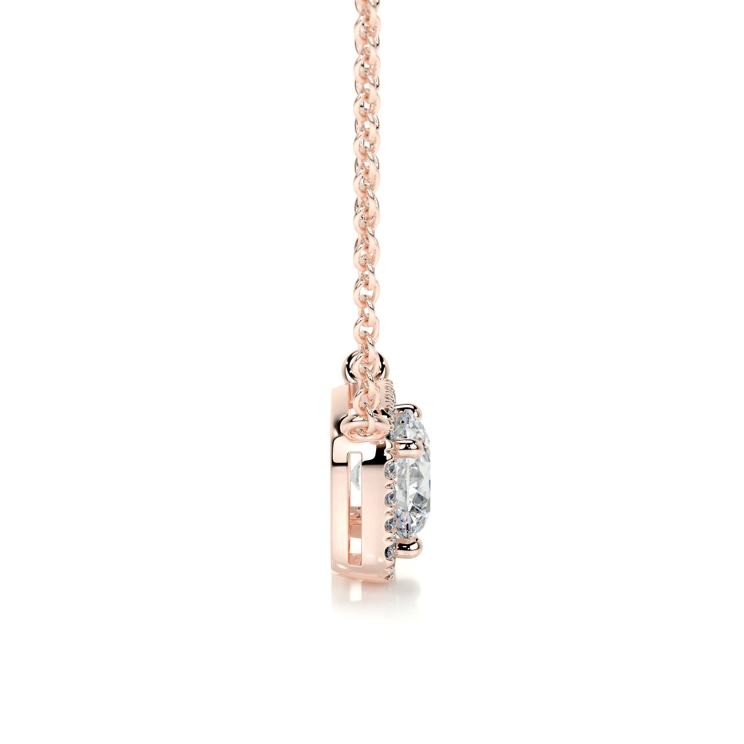 Claudia Lab Grown Diamond Pendant -14K Rose Gold、mySite、hinf8tx79