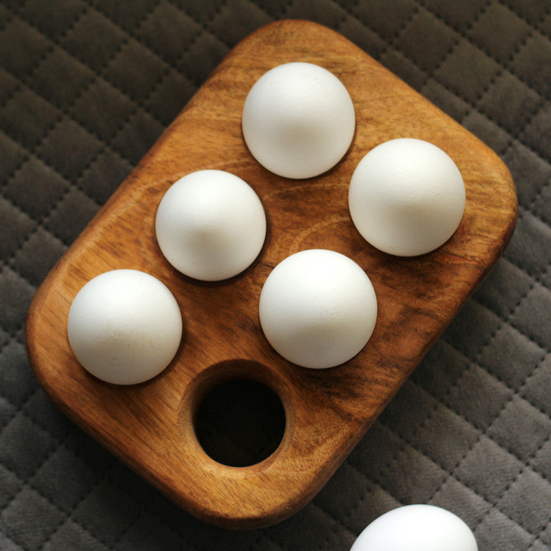 Wooden Egg Tray Holder | Food Grade Finish | 6 Case、mySite、camillekostekn
