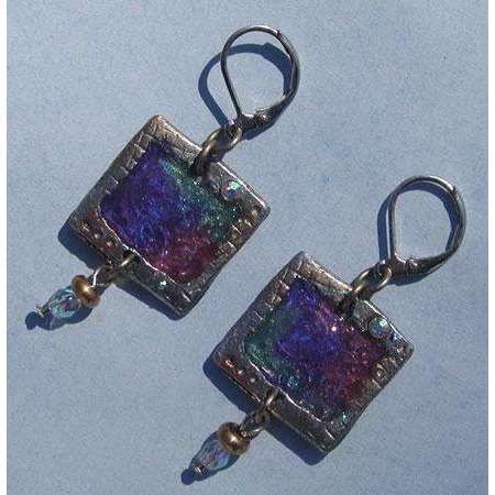 Nanette Orijinels Square Earrings、mySite、topwebapps