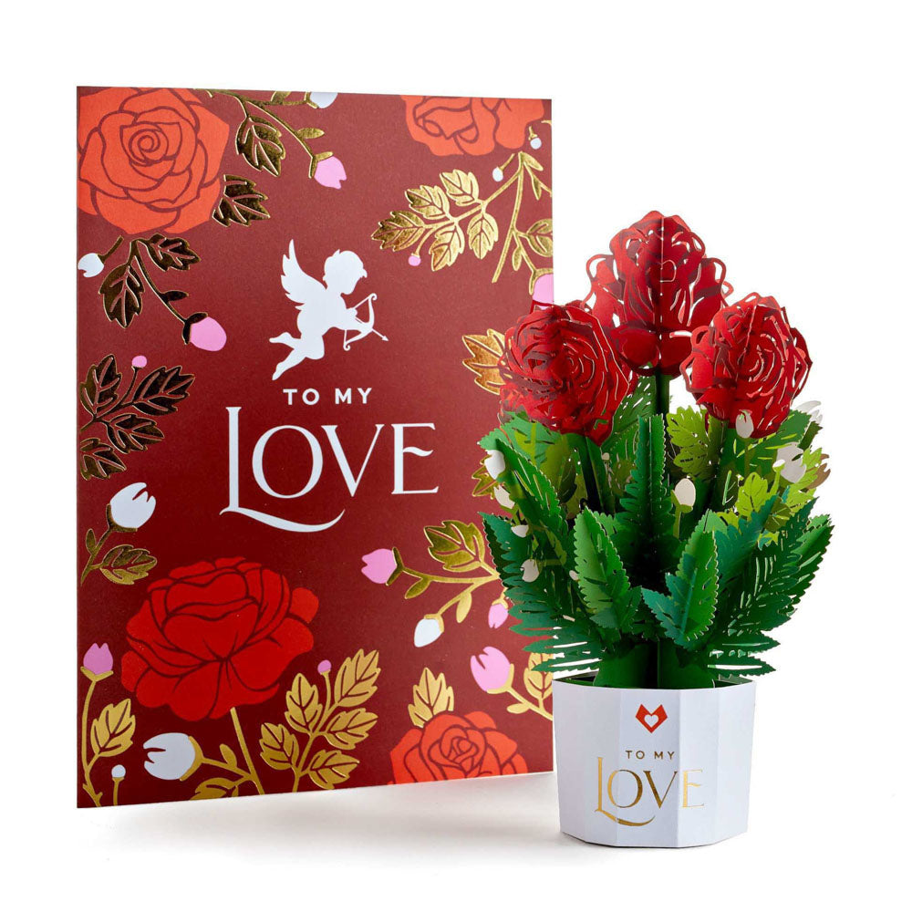 To My Love Card with Mini Bouquet、mySite、solidvoid