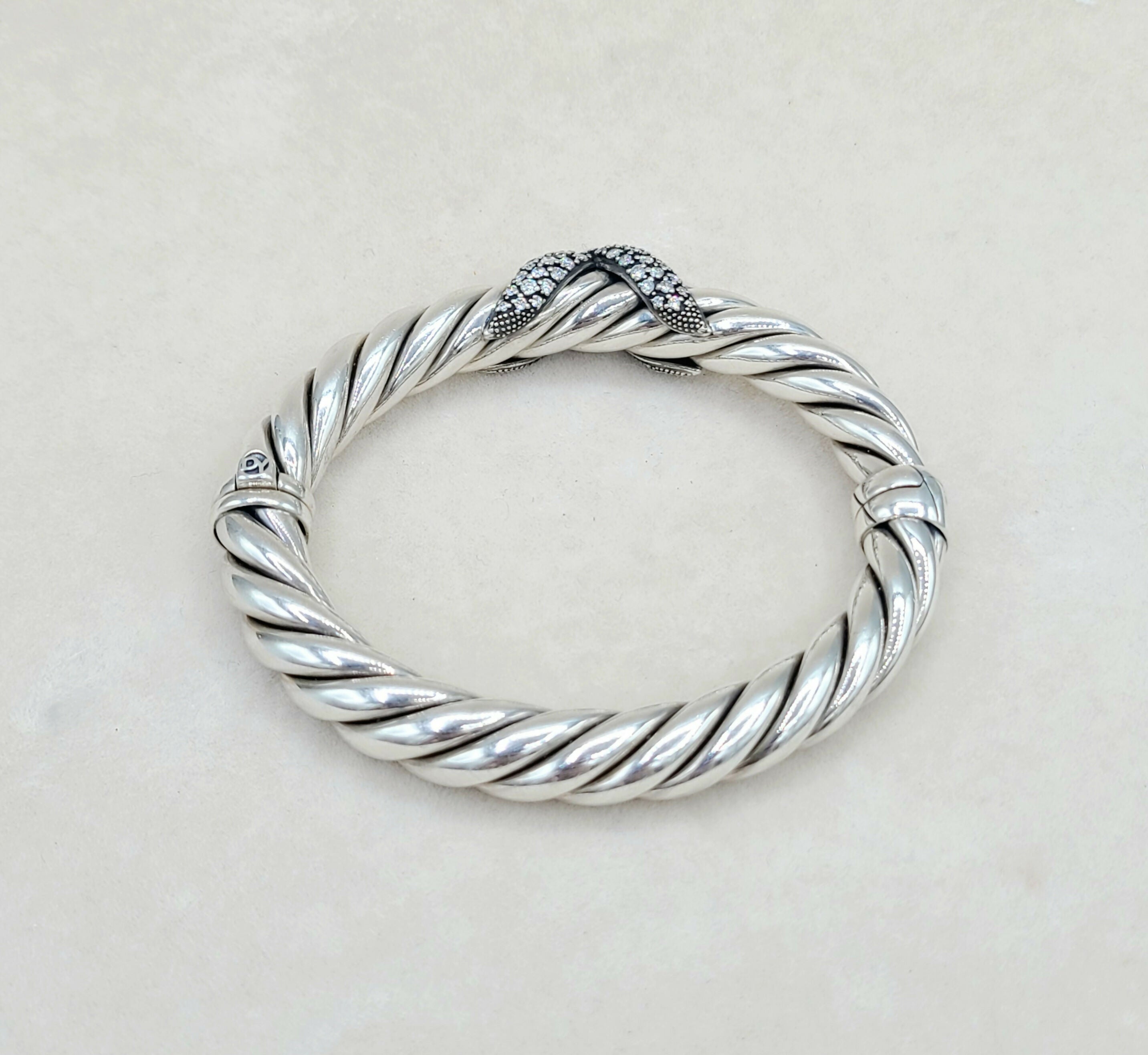 David Yurman Starlight Cable Bracelet Diamond X Vintage、mySite、hinf8tx79