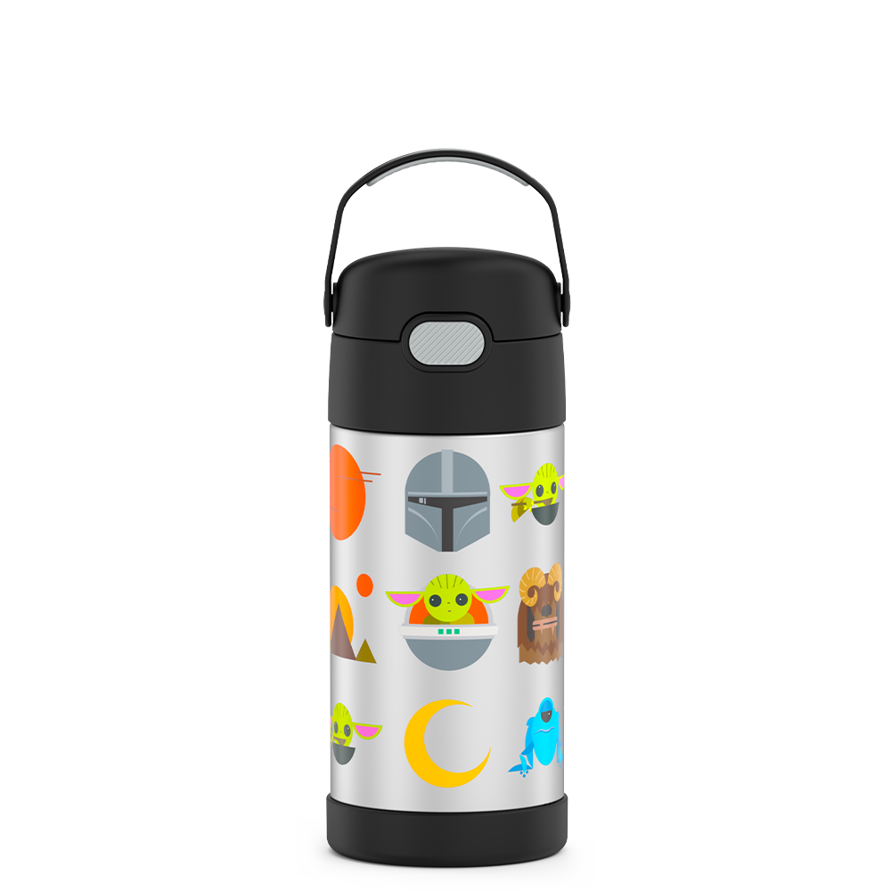 12oz FUNTAINER® WATER BOTTLE THE MANDALORIAN™、mySite、noshort