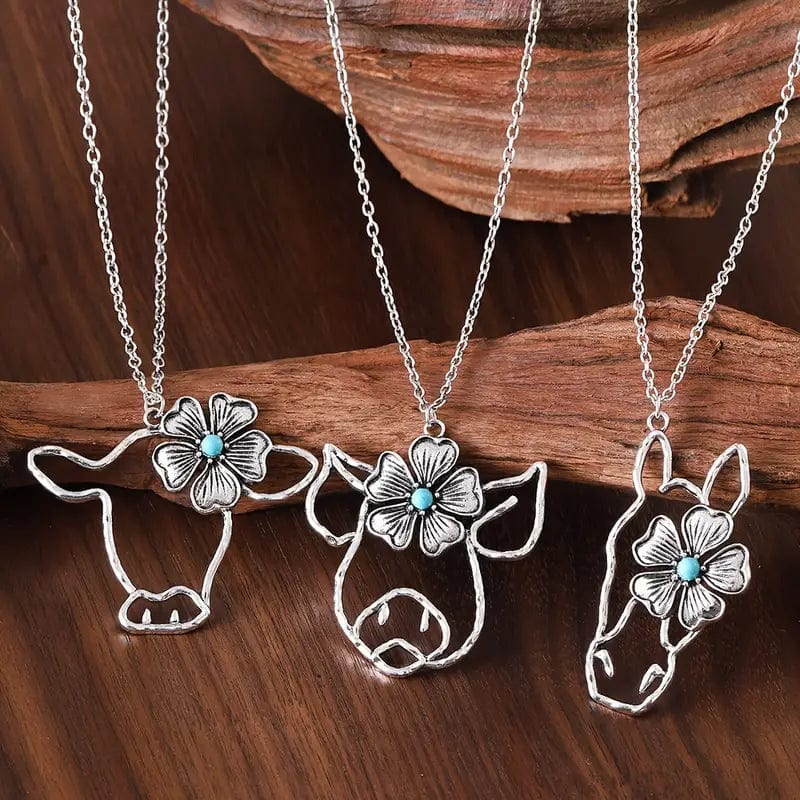 Western Pig and Cow Fashion Necklaces so Cute!、mySite、g9winljtr
