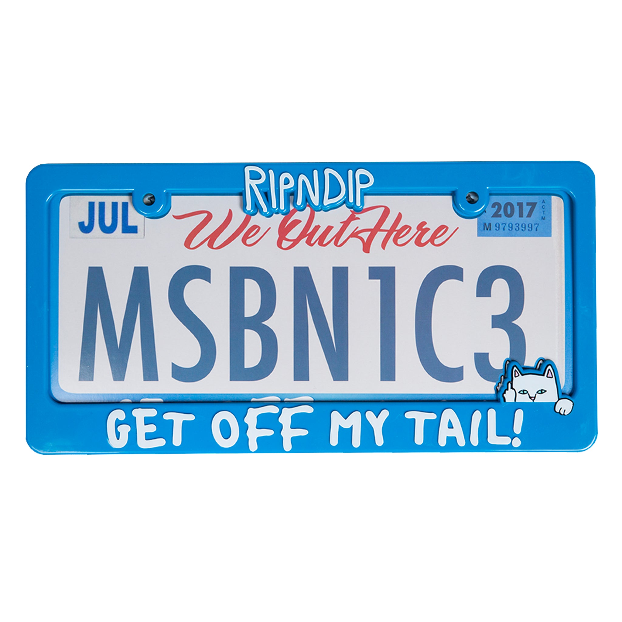  Tailgater License Plate Frame (Blue)、mySite、merchandisen