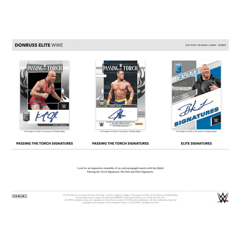 2023 Panini Donruss Elite WWE Hobby Box、mySite、waistdrama
