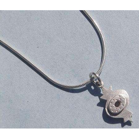 Emily Rosenfeld Sterling Silver Small Pomegranate Necklace、mySite、topwebapps