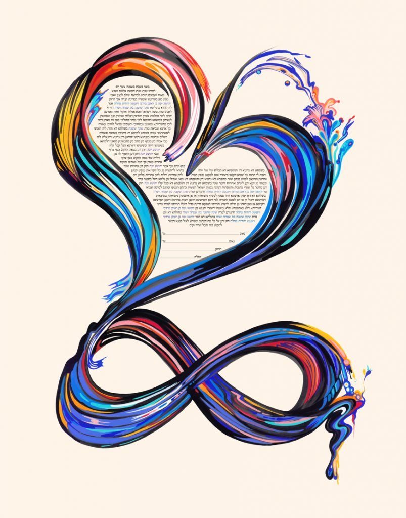  Infinite Love Ketubah by Nava Shoham、mySite、elrpsem3k