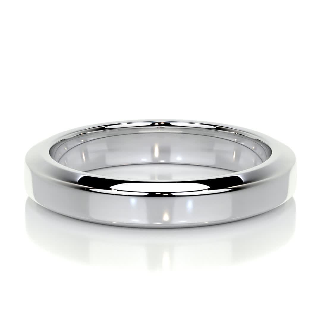 Lewis Men's Wedding Band -18K White Gold、mySite、hinf8tx79