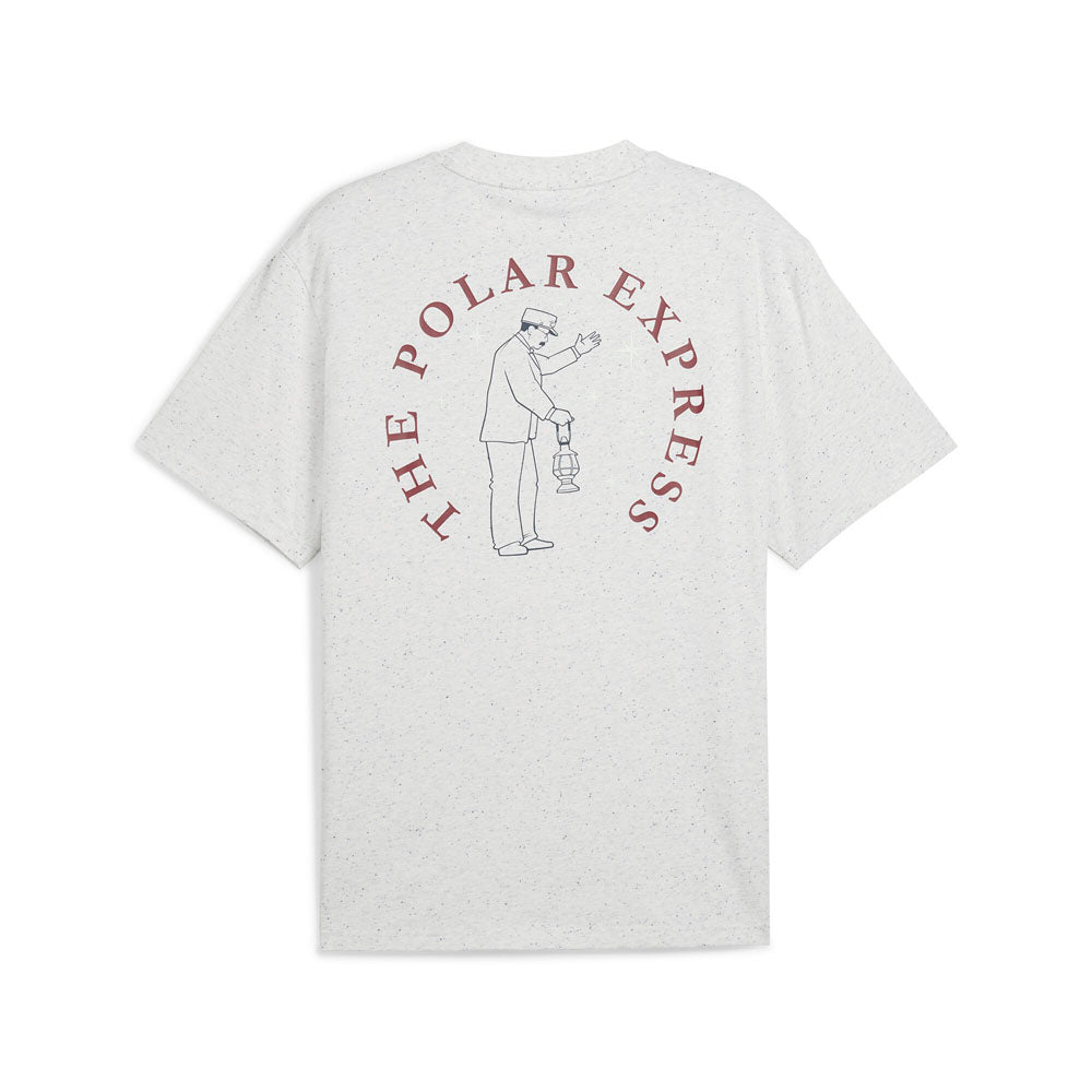 Polar Express Hoops Graphic Crew Neck Short Sleeve T-Shirt、mySite、gtrtttuynbv
