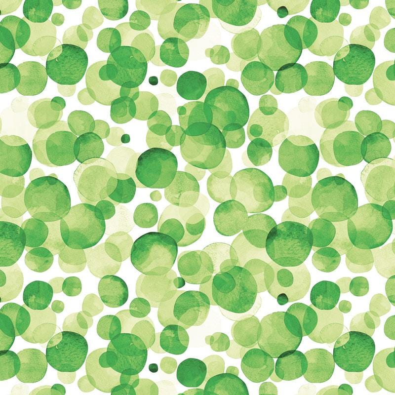  Scrapbook Paper - Green Watercolor Polka Dots、mySite、ghnorth