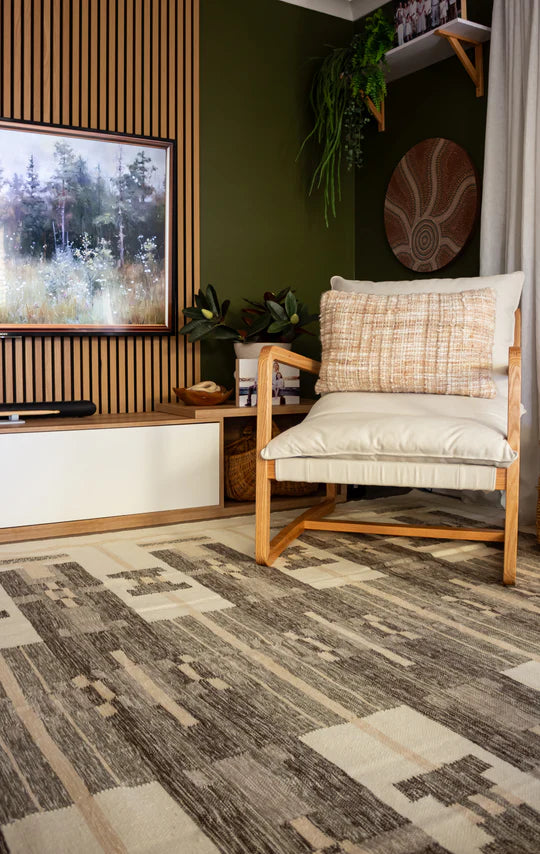 Grey and Sage Flatweave Area Rug、mySite、gigharbornorthrealestate