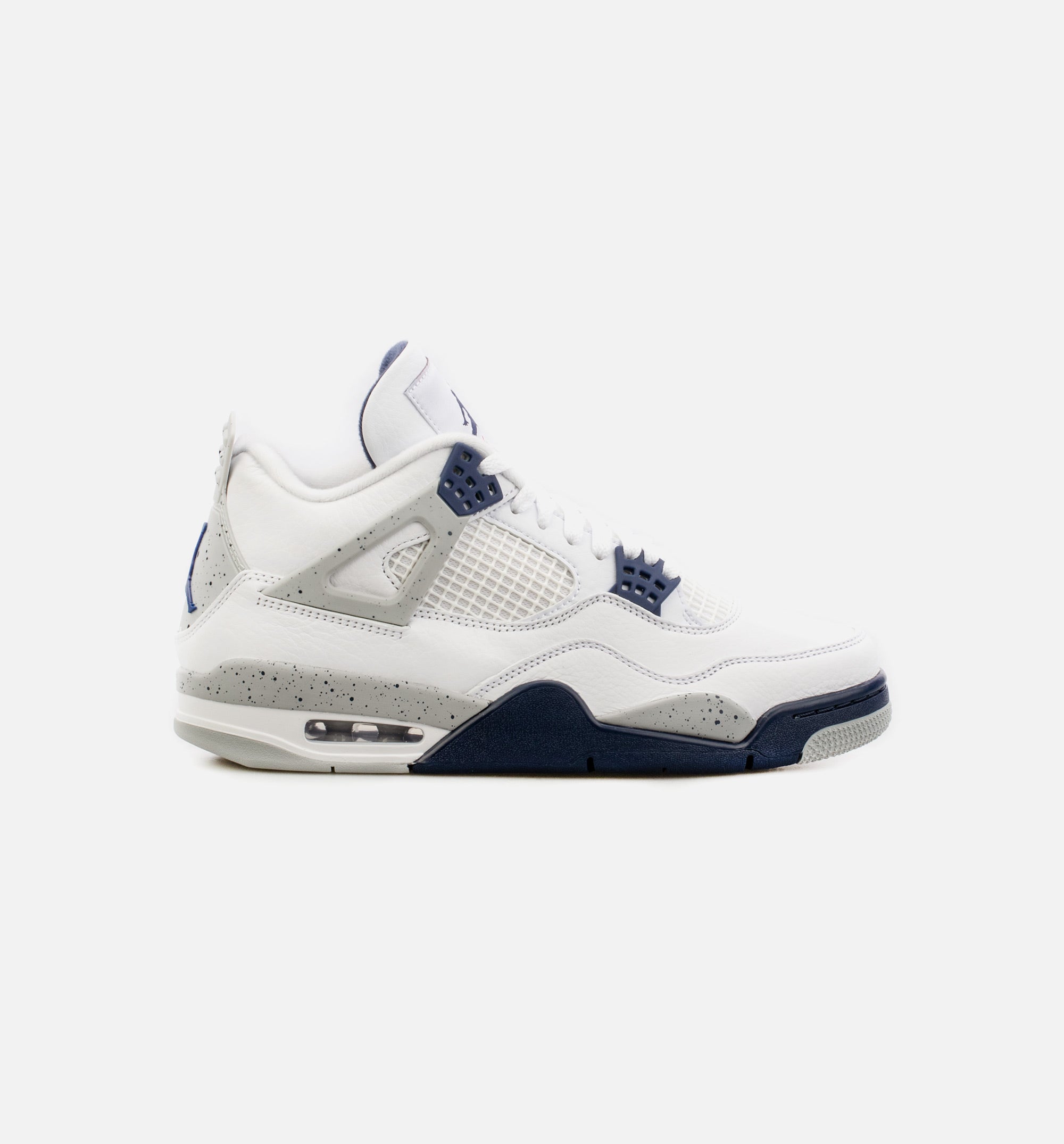 Air Jordan 4 Midnight Navy Mens Lifestyle Shoe - White/Blue Limit One Per Customer、mySite、dreamappss