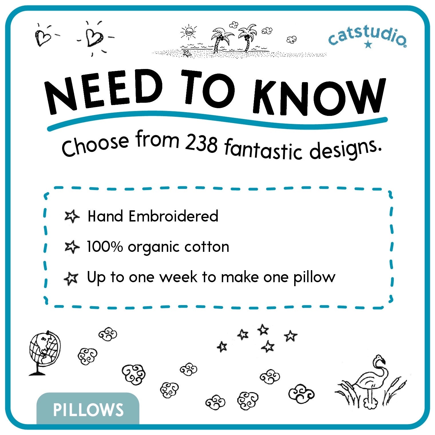 Colorado Hand-Embroidered Pillow、mySite、g9winljtr