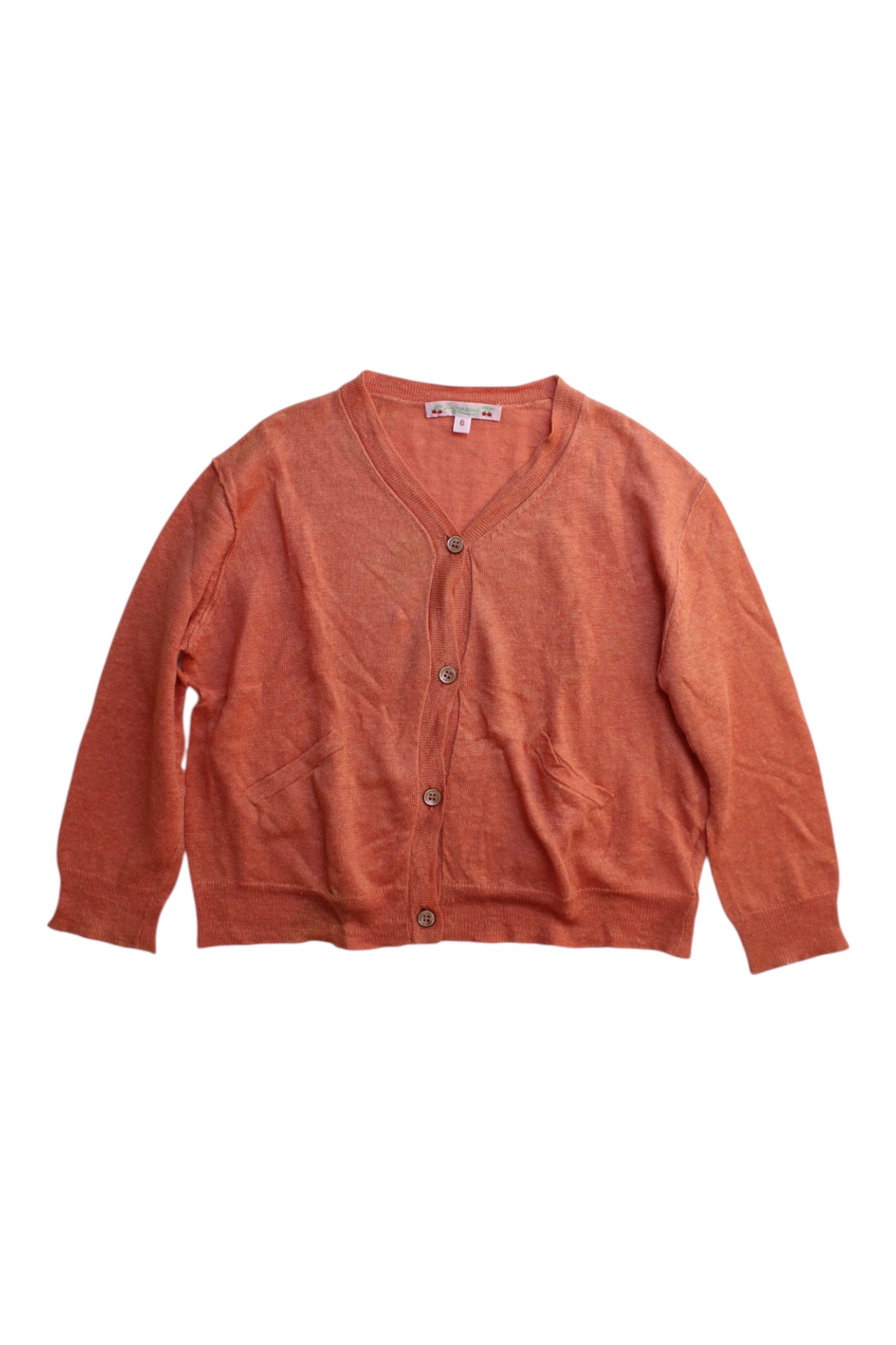 Bonpoint Linen Cardigan 6T、mySite、g9winljtr