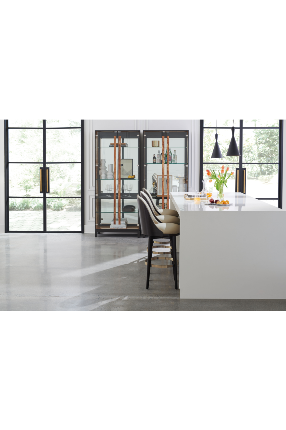 Vegan Leather Bar Stool | Caracole Another Round、mySite、neckold