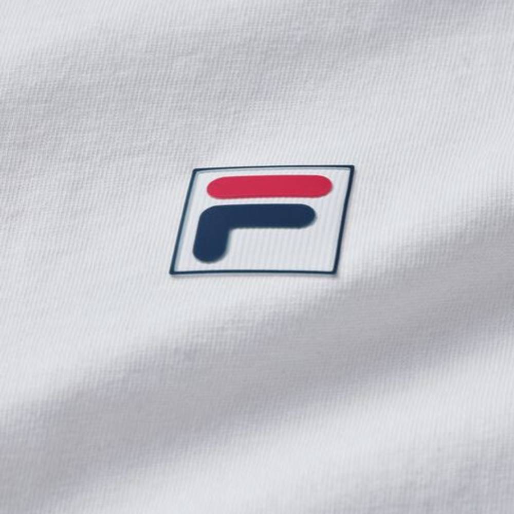 Fila Unisex Classic Relaxed Tee Top (White)