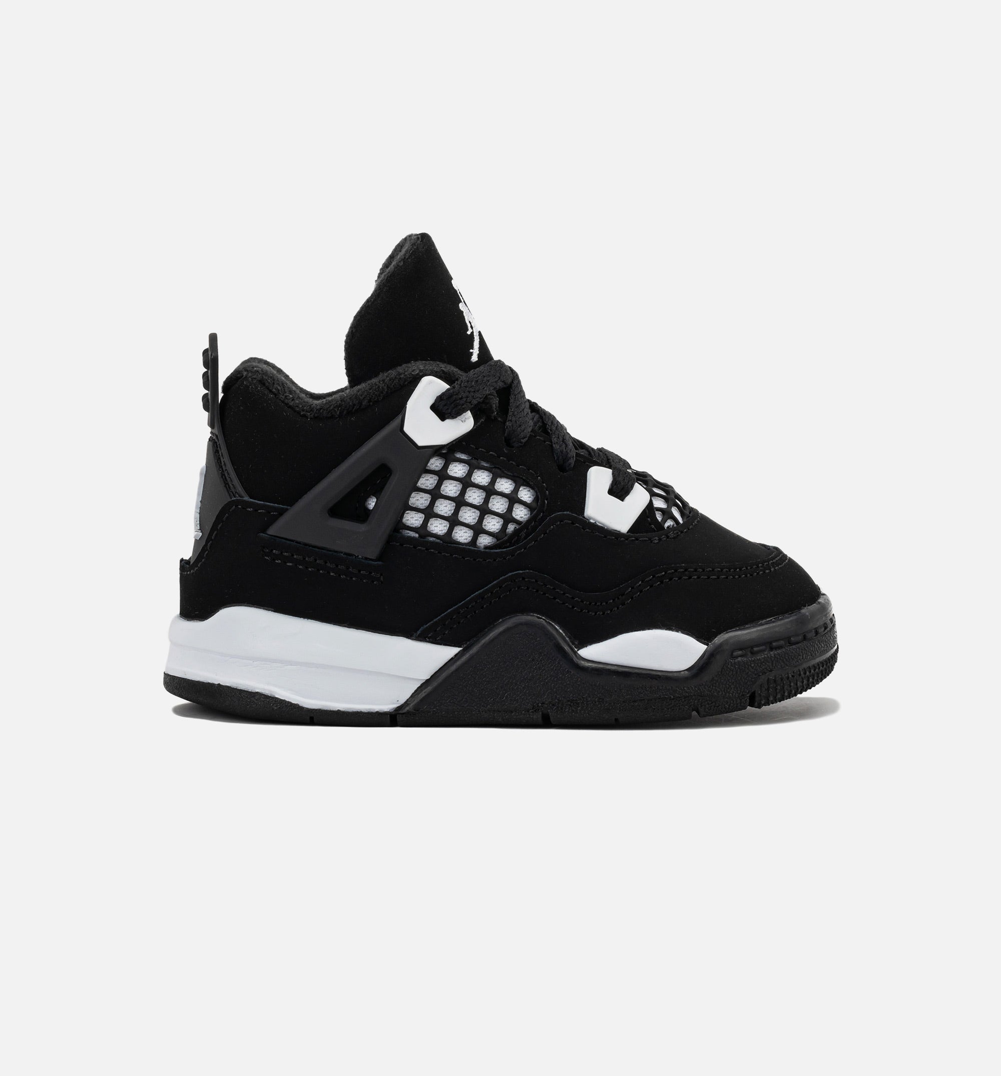 Air Jordan 4 Retro White Thunder Infant Toddler Lifestyle Shoe - Black/White/Black、mySite、dreamappss