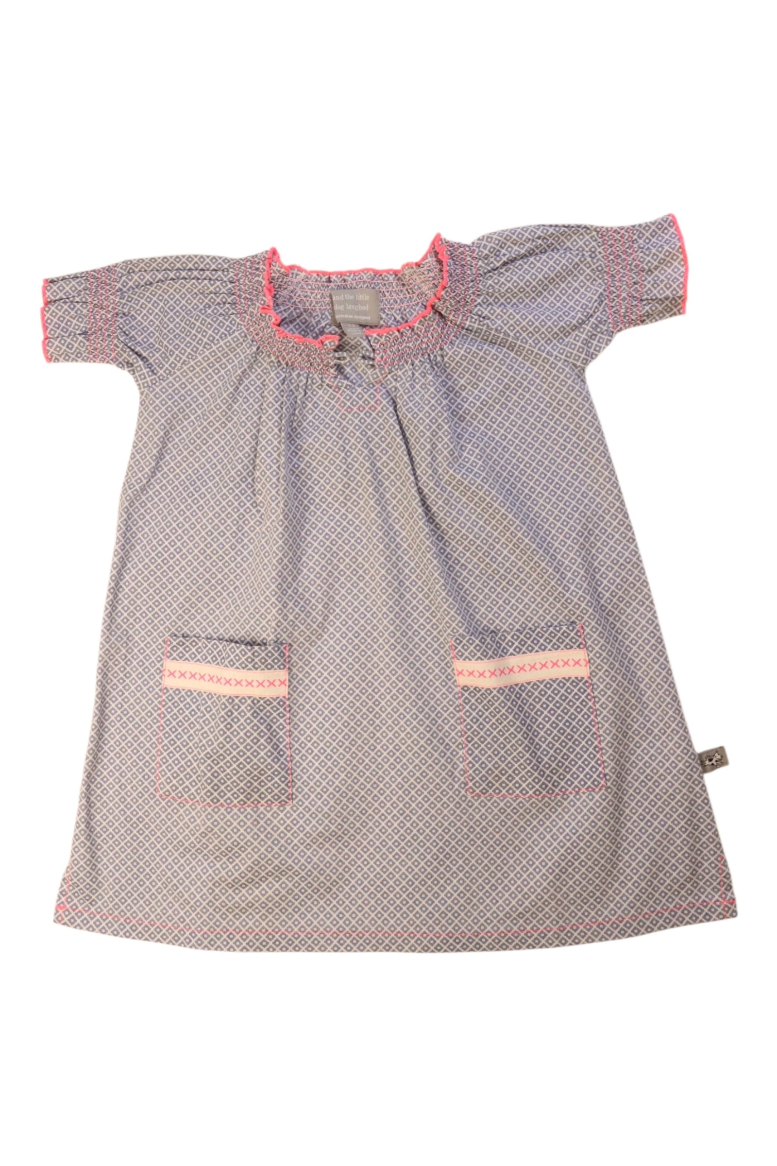 And The Little Dog Laughed Short Sleeve Dress 18-24M、mySite、g9winljtr