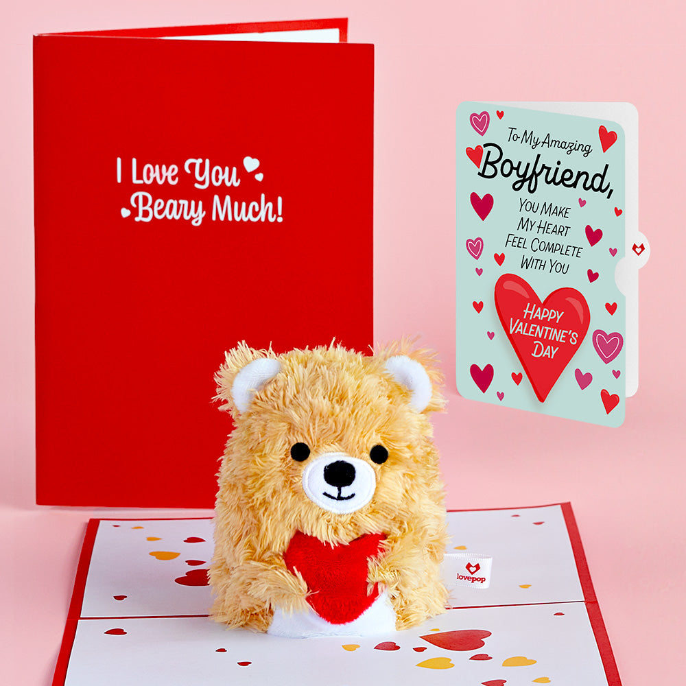 You're The Beary Best Valentine Plushpop Card and Sentiment Set for Boyfriend、mySite、solidvoid