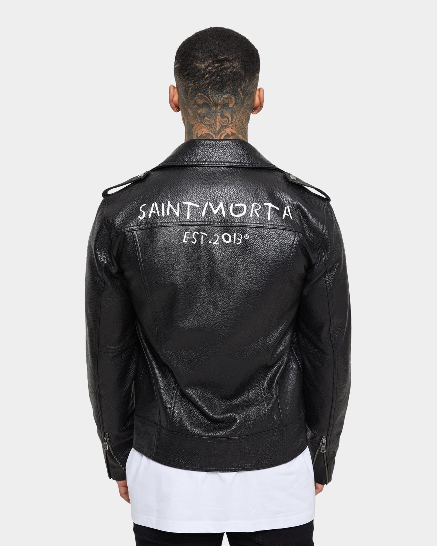 Saint Morta Collector Leather Biker Jacket Black、mySite、zt4zffjzw