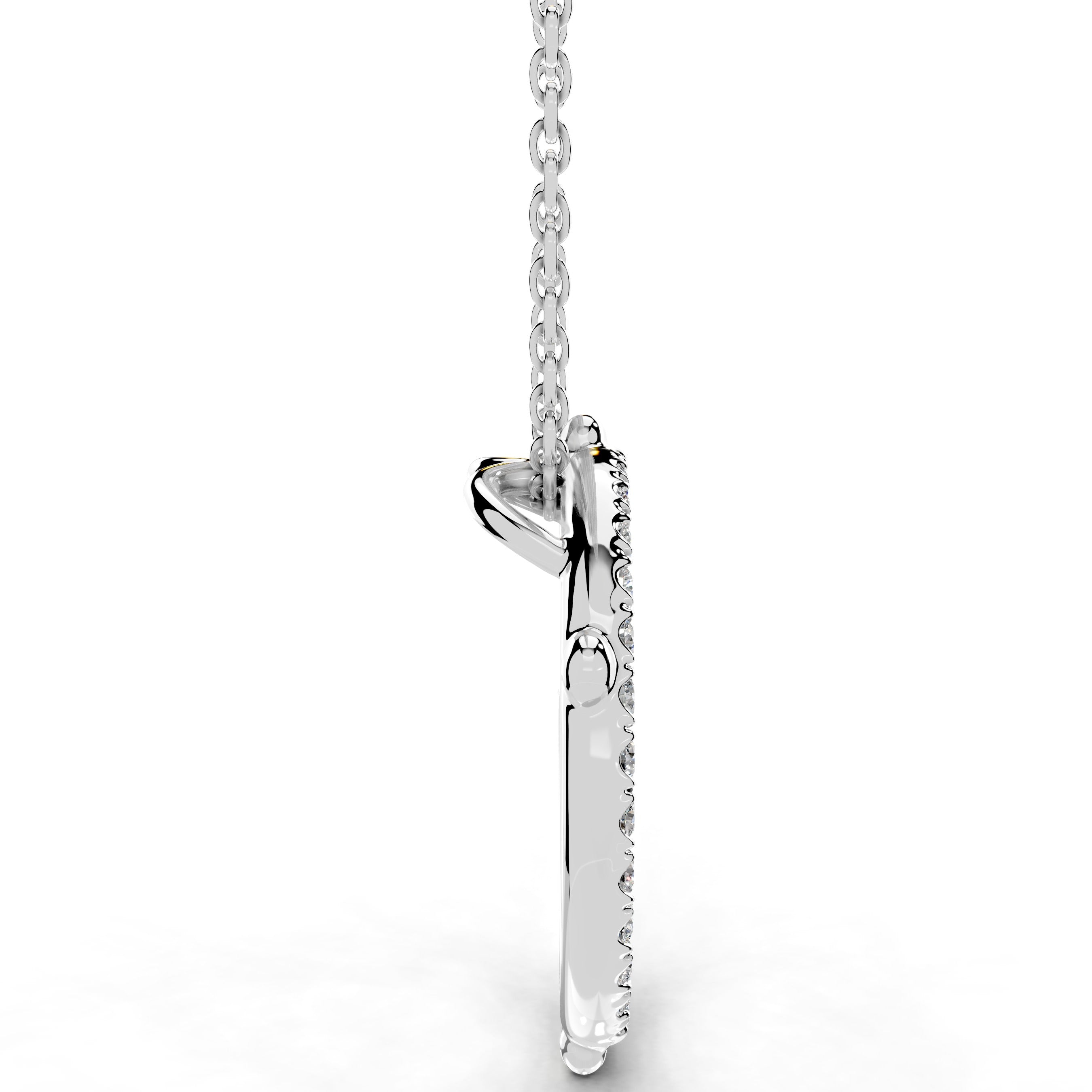 Eternal Love Lab Grown Diamond Necklace - 18K White Gold、mySite、hinf8tx79