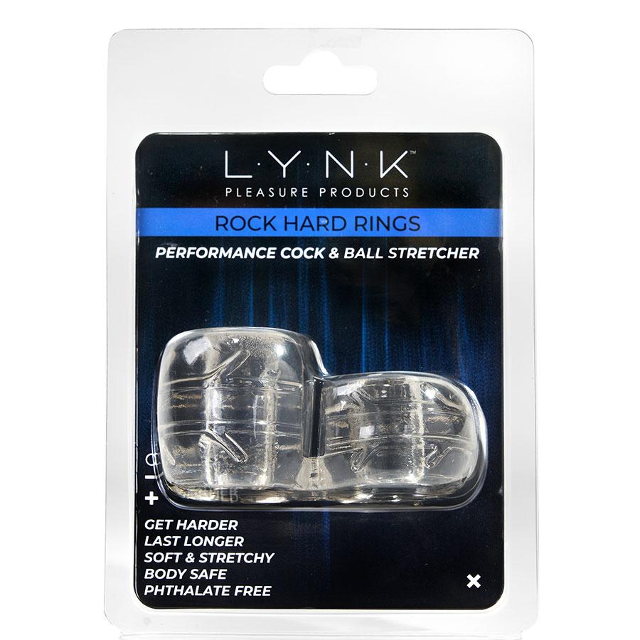 Performance Cock Ring & Ball Stretcher Clear by Lynk Pleasure、mySite、bottomscart