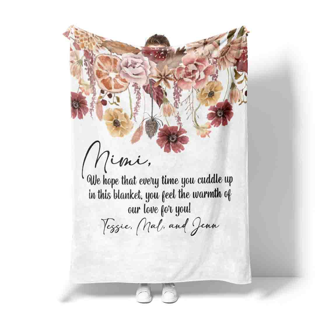  Personalized Blanket | Draped Floral、mySite、layawaytickets